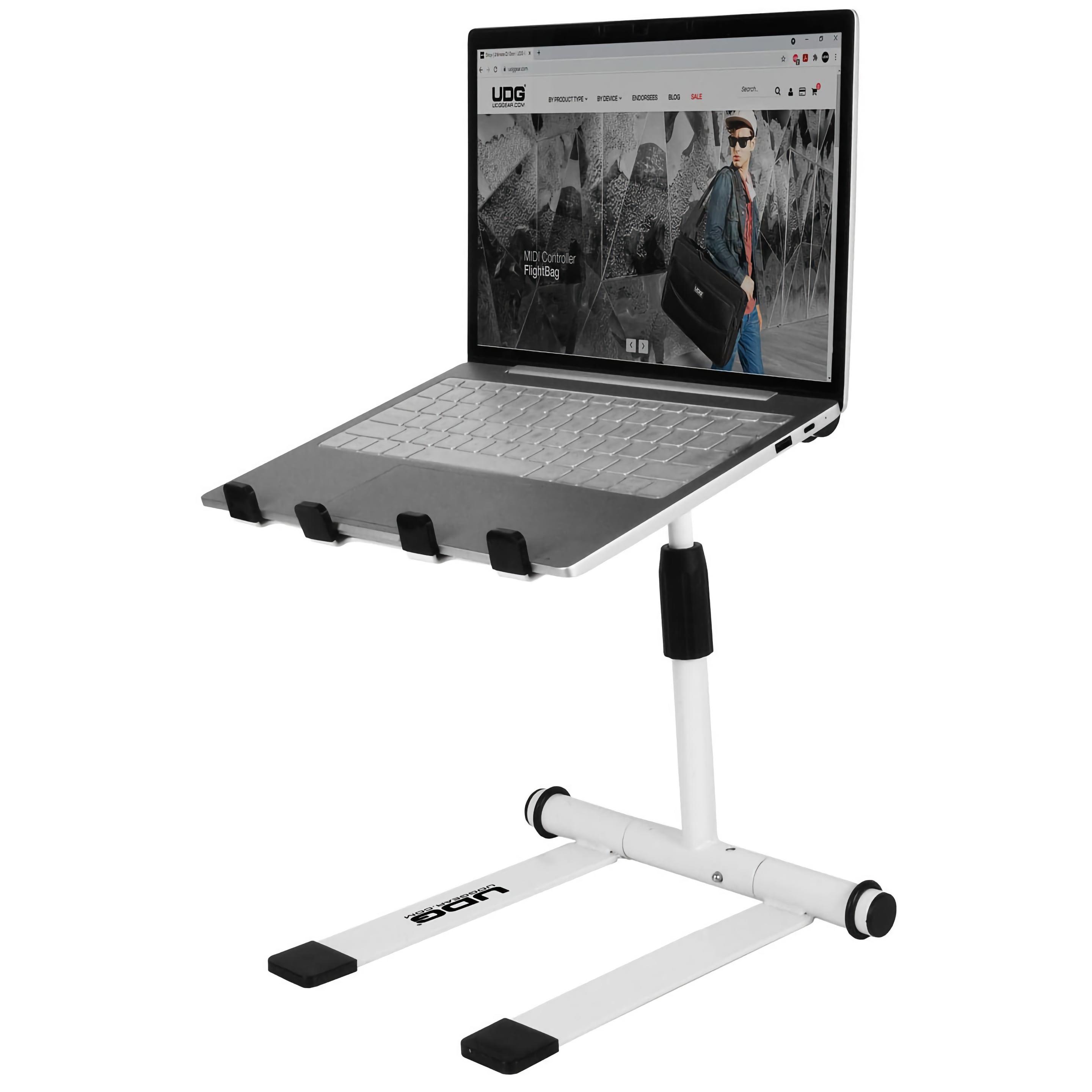 UDG Ultimate Height Adjustable Laptop Stand White 8