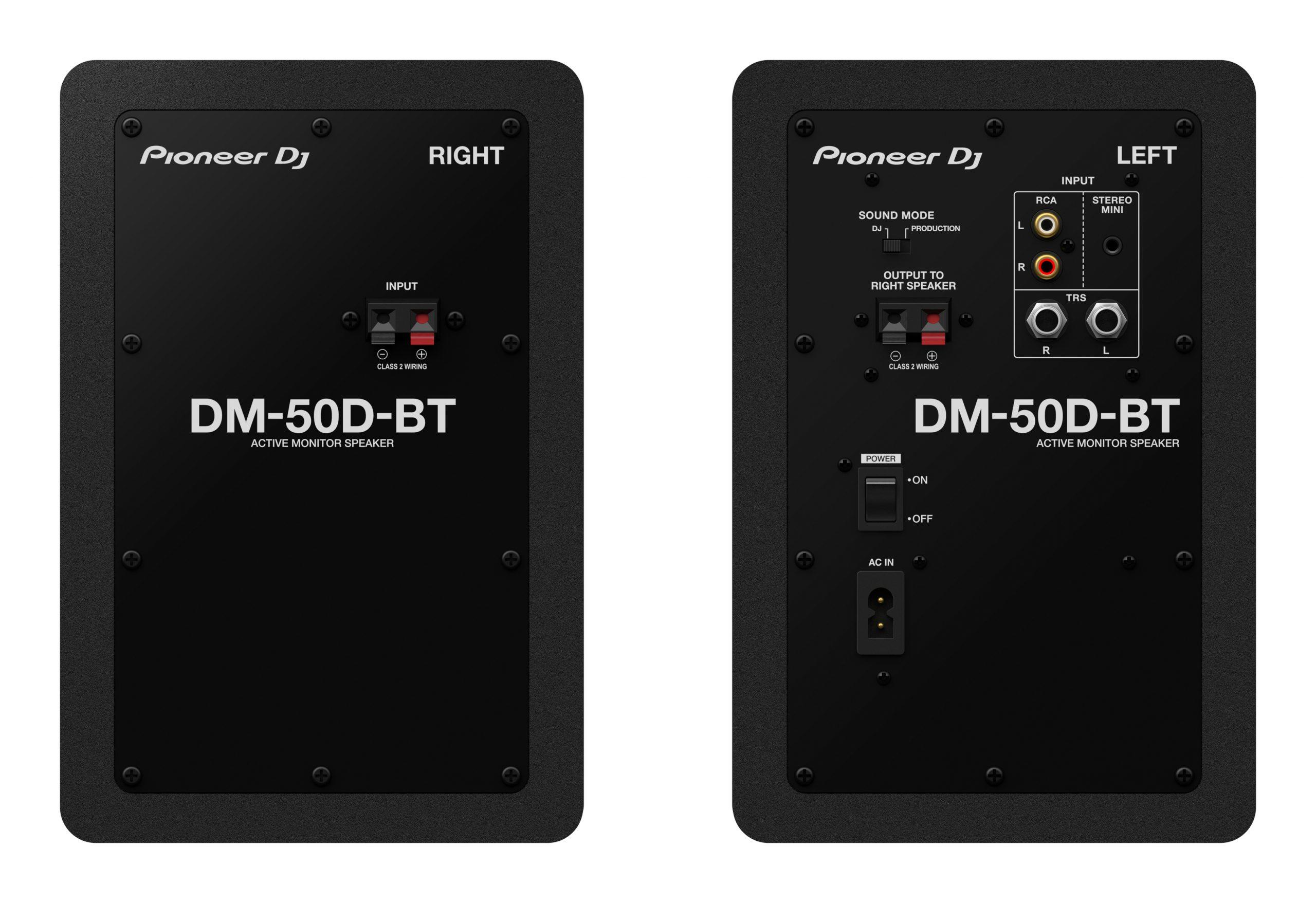 Pioneer DJ DM-50D-BT Speakers rear