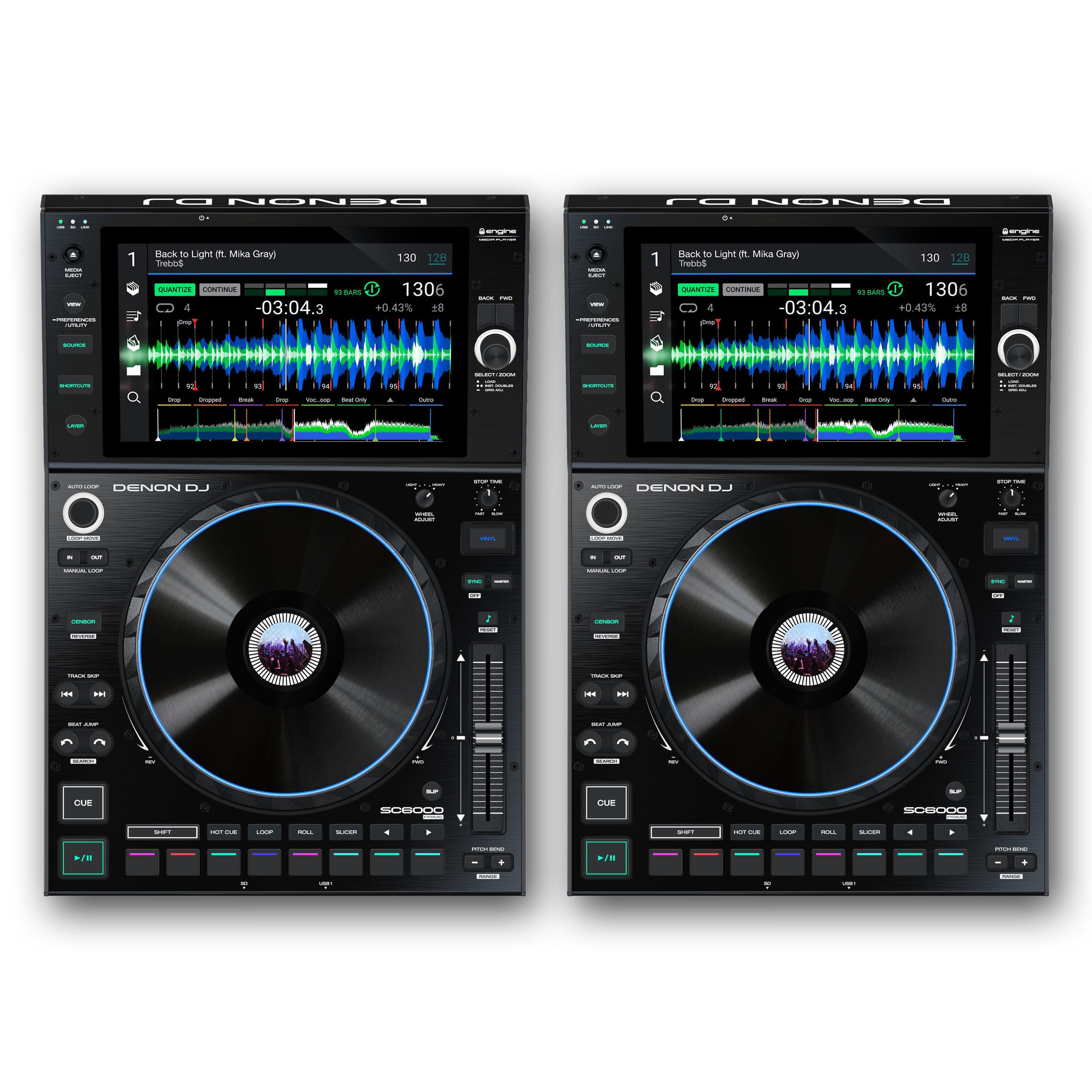 Denon DJ SC6000 pair