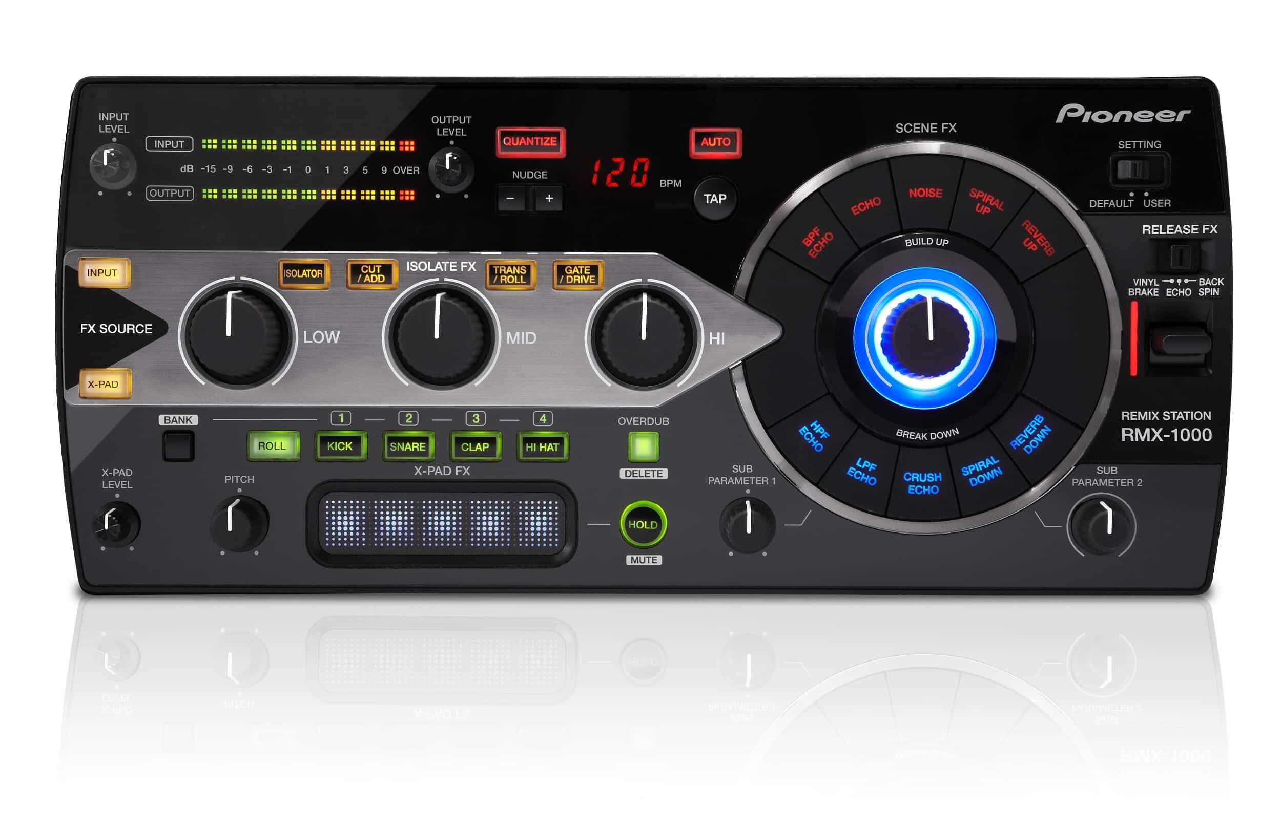 Pioneer DJ RMX-1000 3-in-1 remix station top