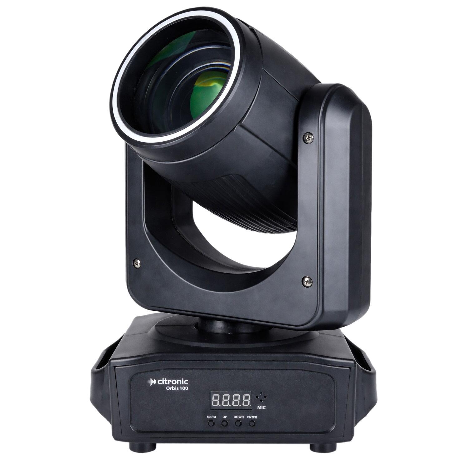Citronic Orbis 100: 100w Led Beam Moving Head left