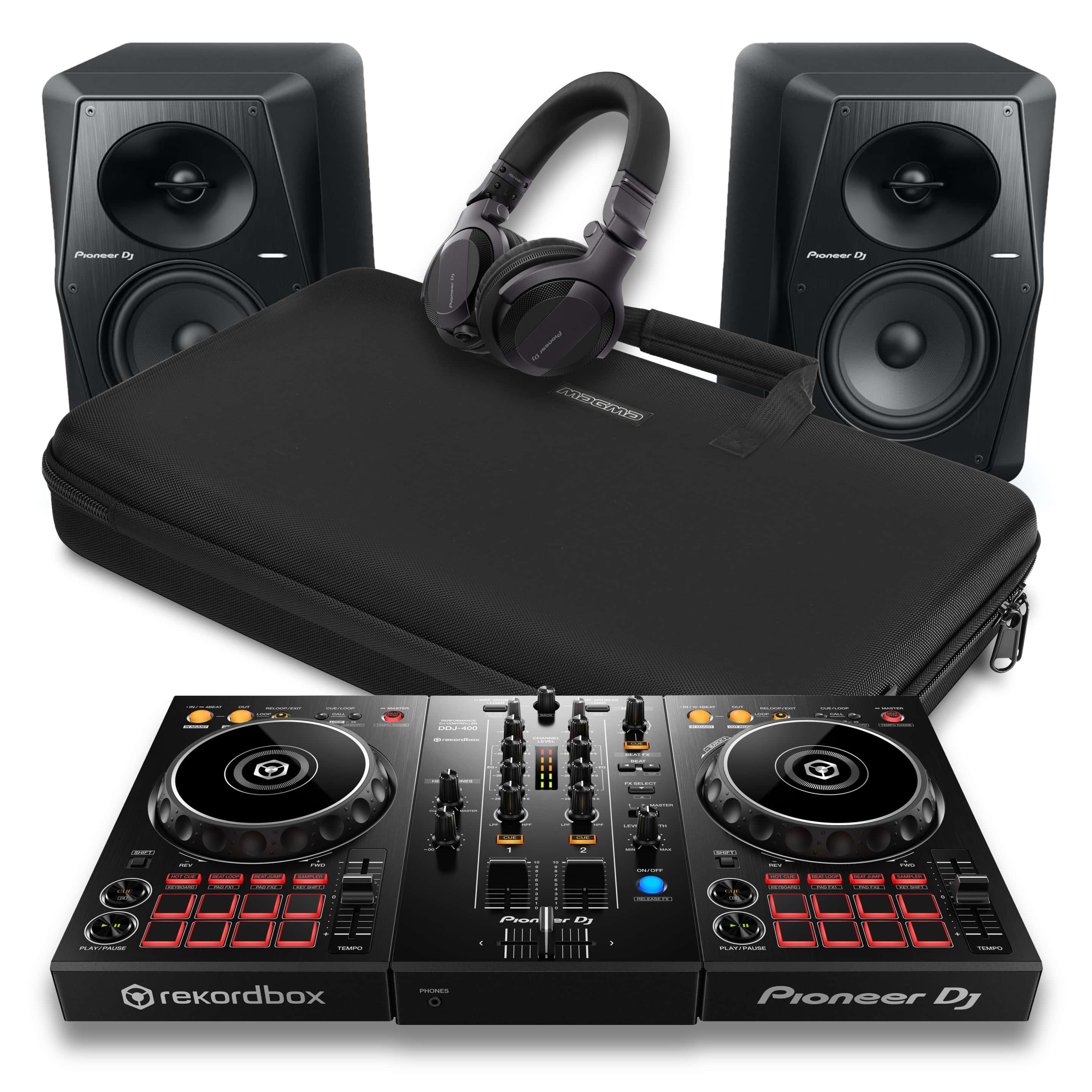 Pioneer DJ DDJ-400 & VM-50 Bundle