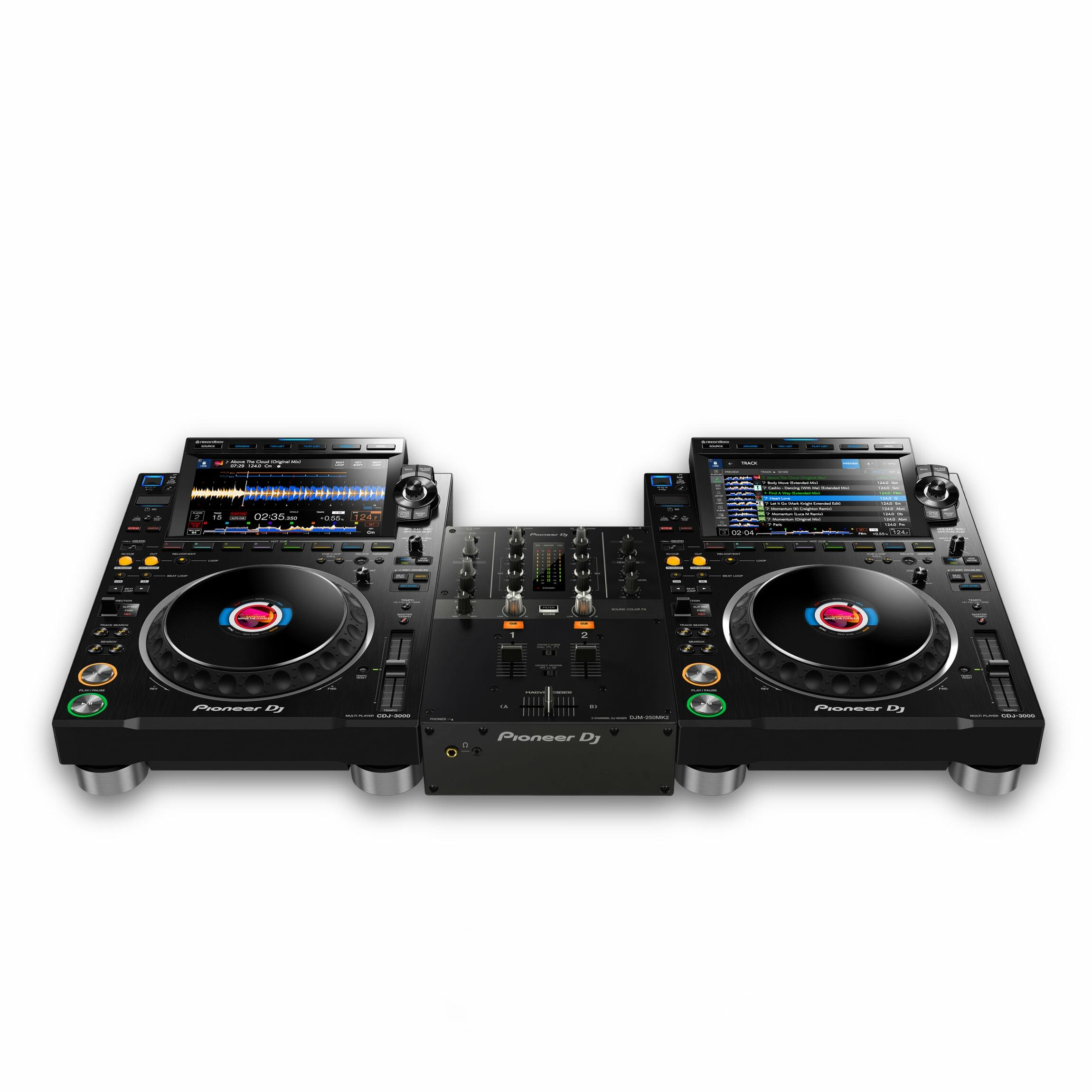 Pioneer DJ CDJ-3000 & DJM-250MK2 Package