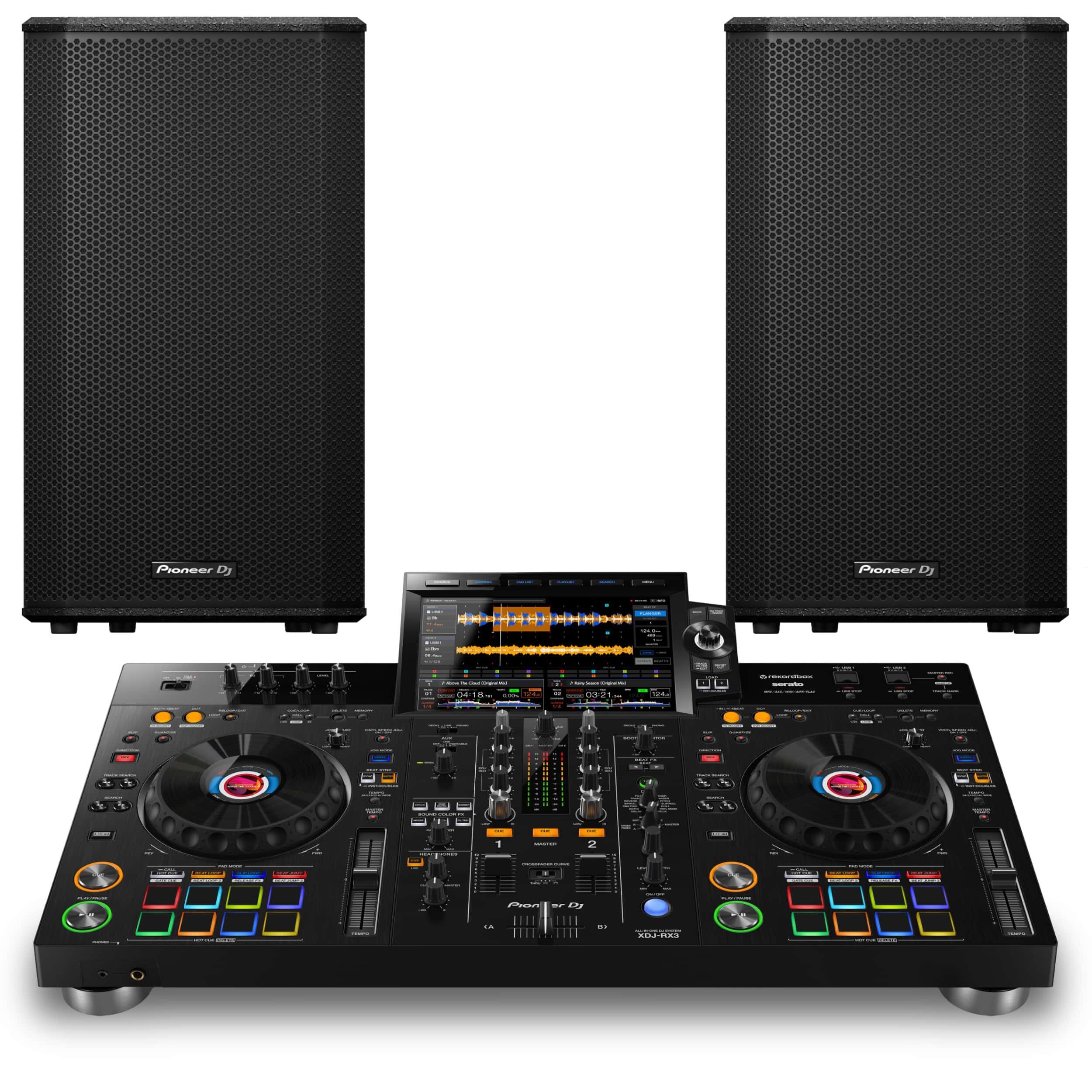 Pioneer DJ XDJ-RX3 & XPRS122 Package