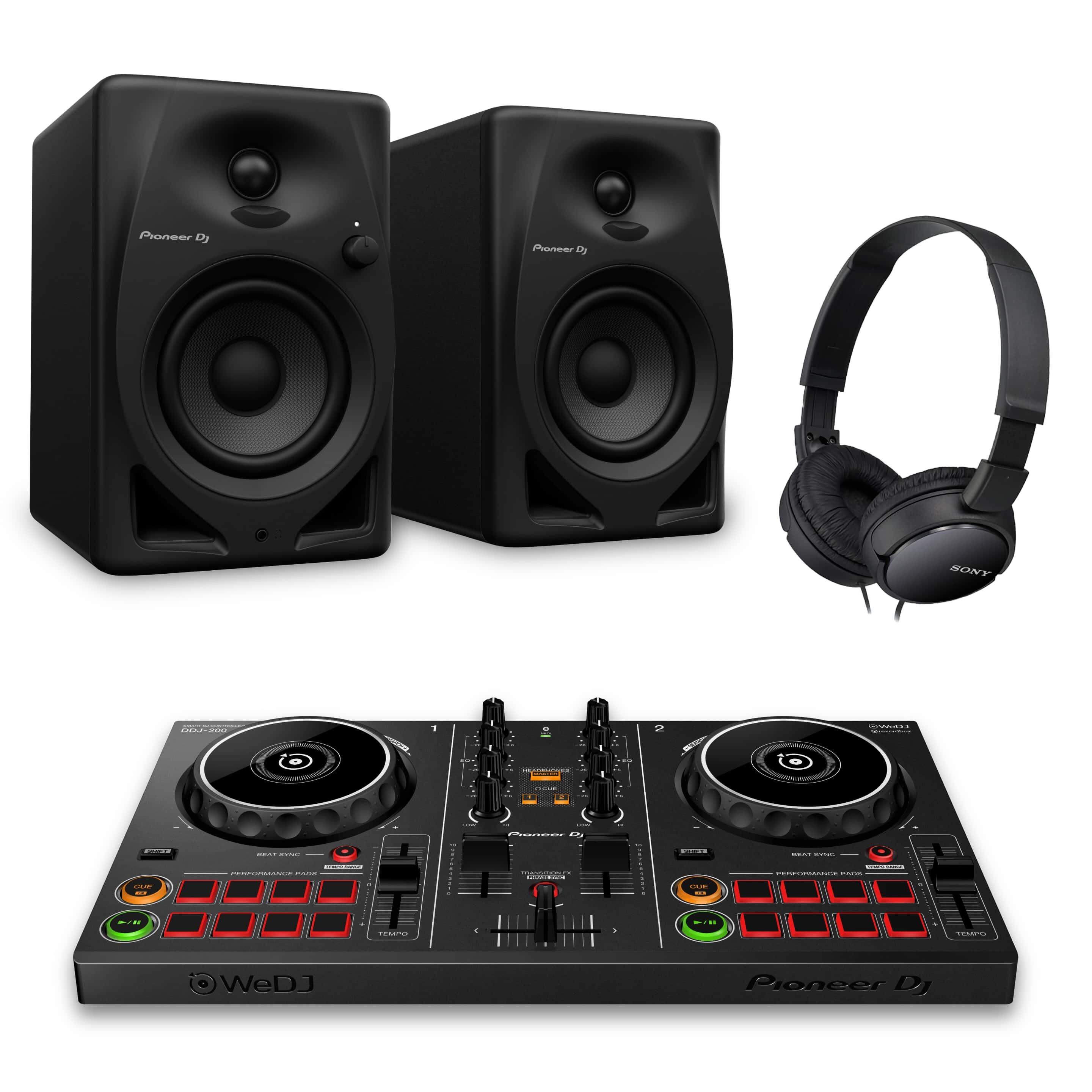 Pioneer DJ DDJ-200 & DM-40D B Stock Pack