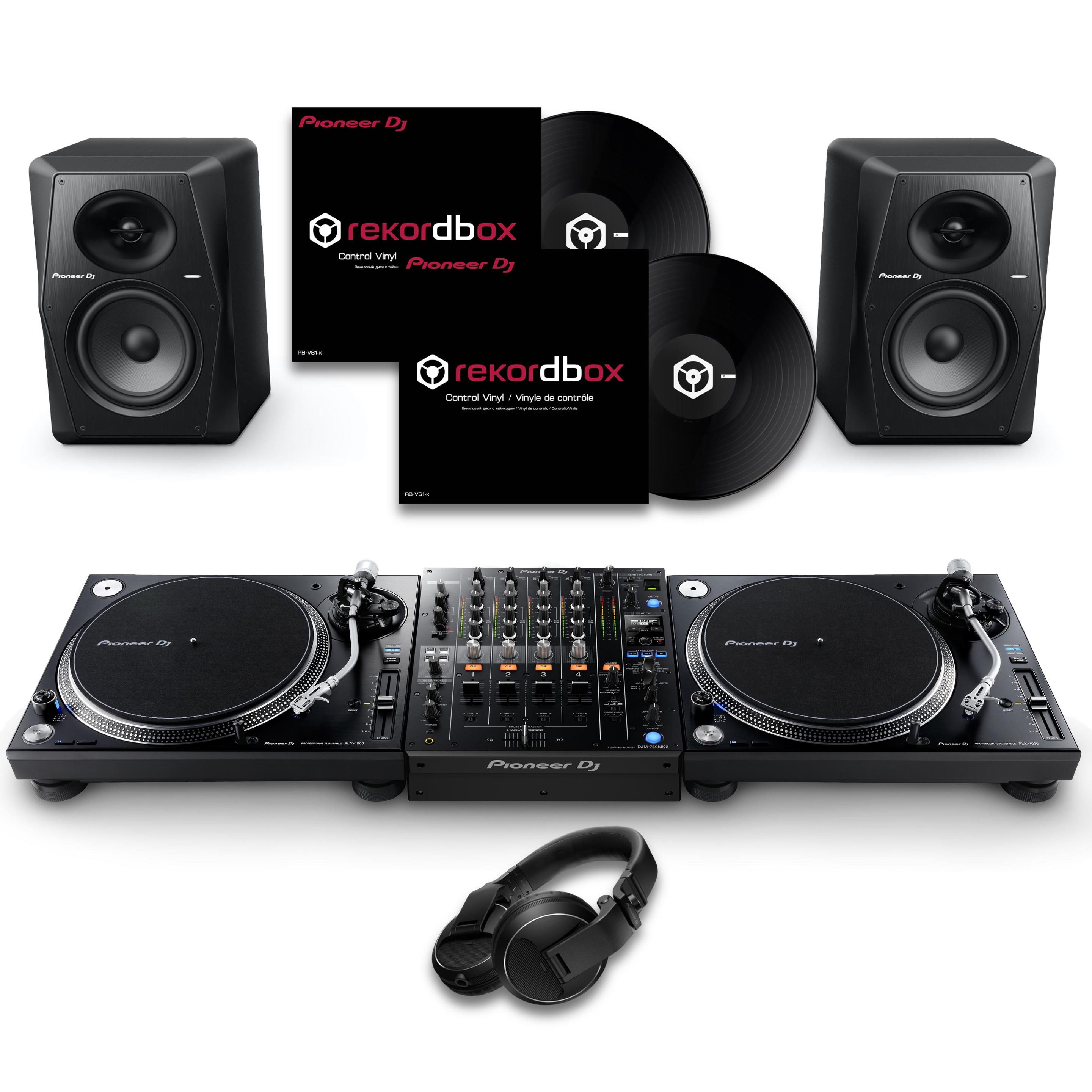 Pioneer DJ PLX-1000 & DJM-750MK2 VM-70 Bundle