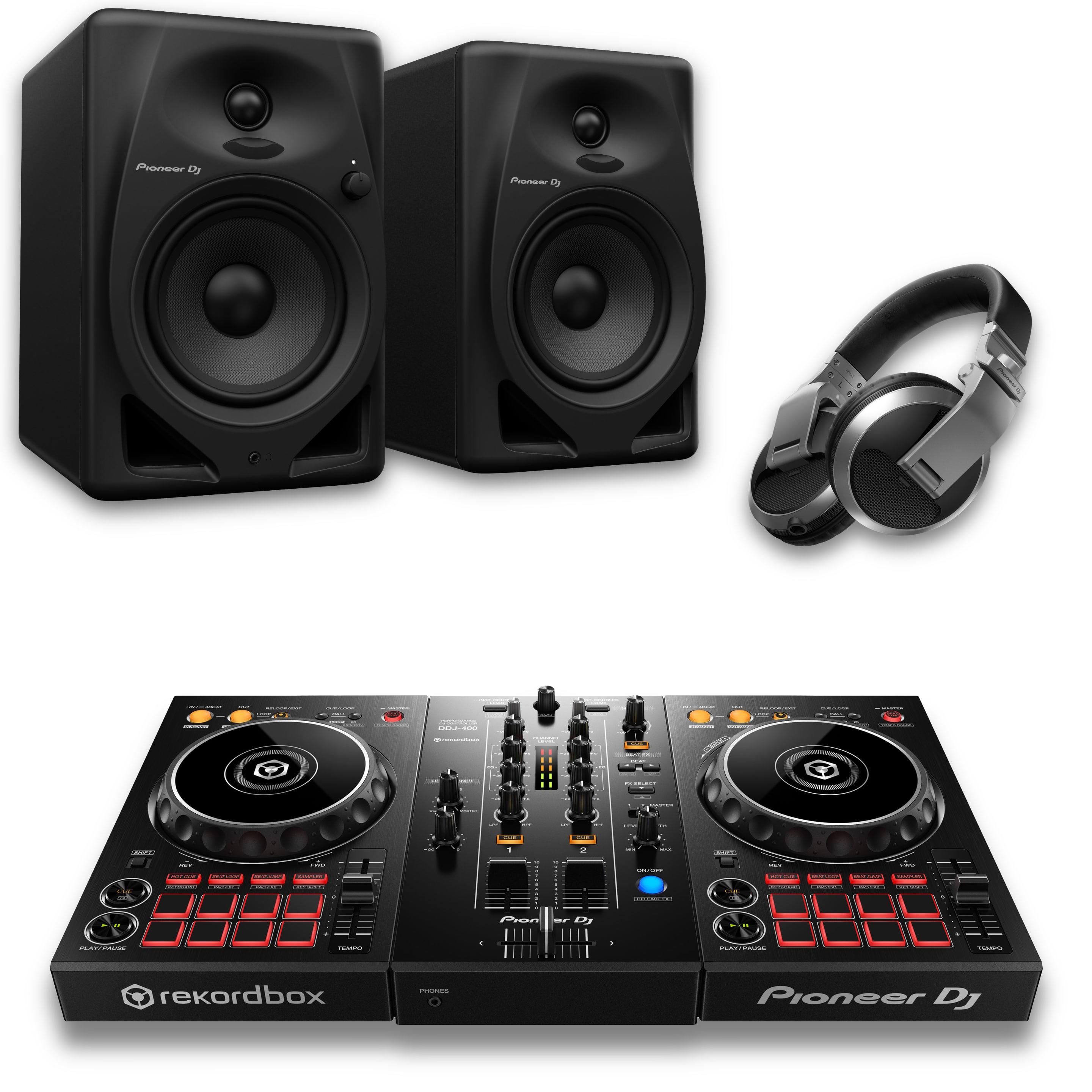 Pioneer DJ DDJ-400 & DM-50D Pro Package