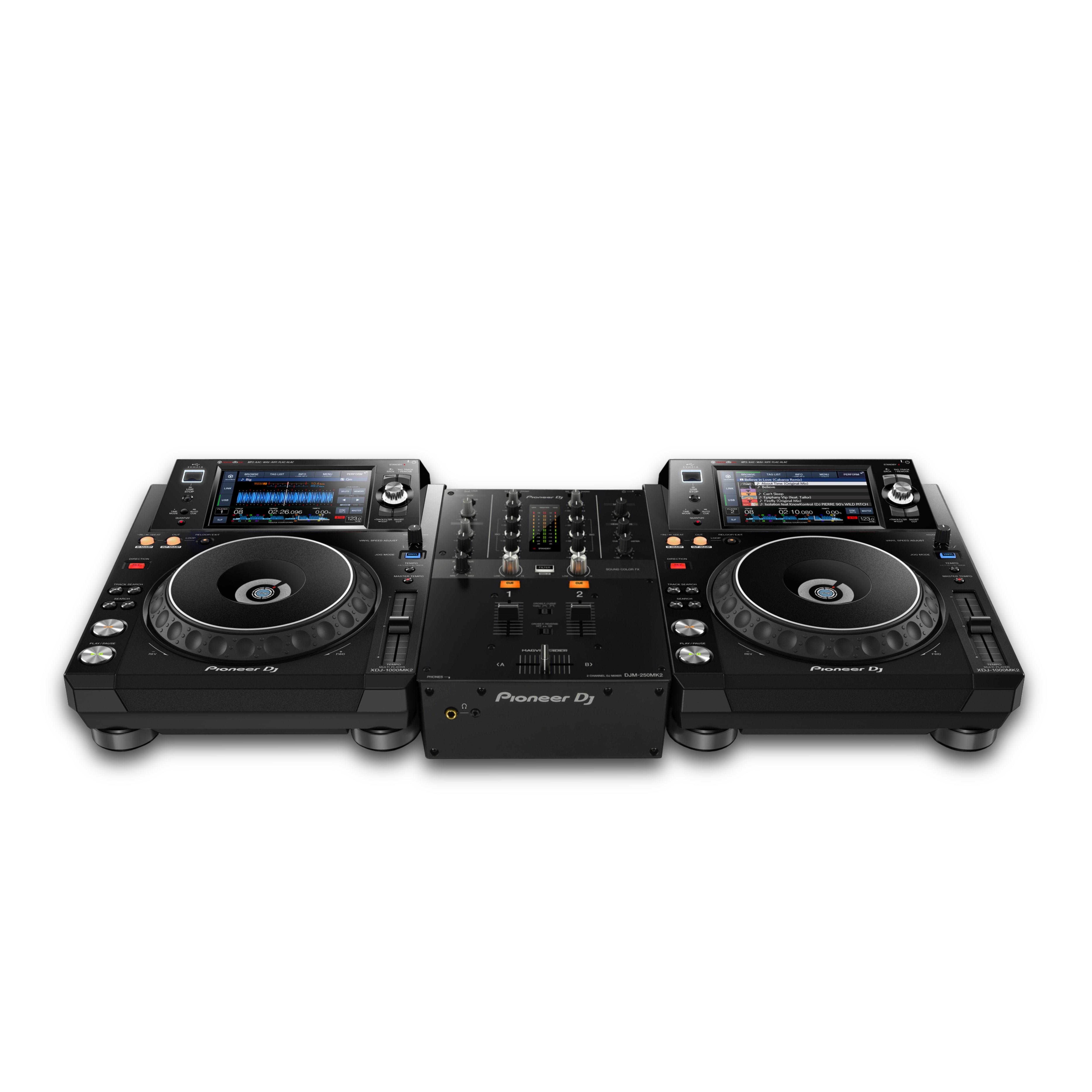 Pioneer DJ XDJ-1000MK2 & DJM-250MK2 Set