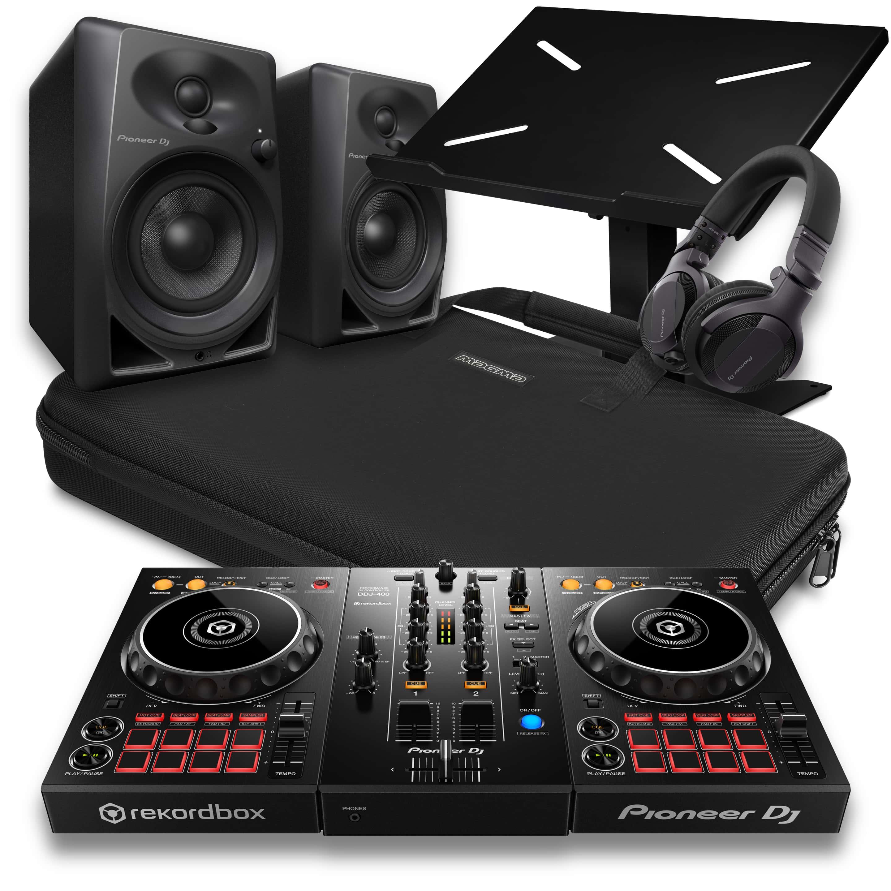 Pioneer DJ DDJ-400 CUE1 Complete Bundle