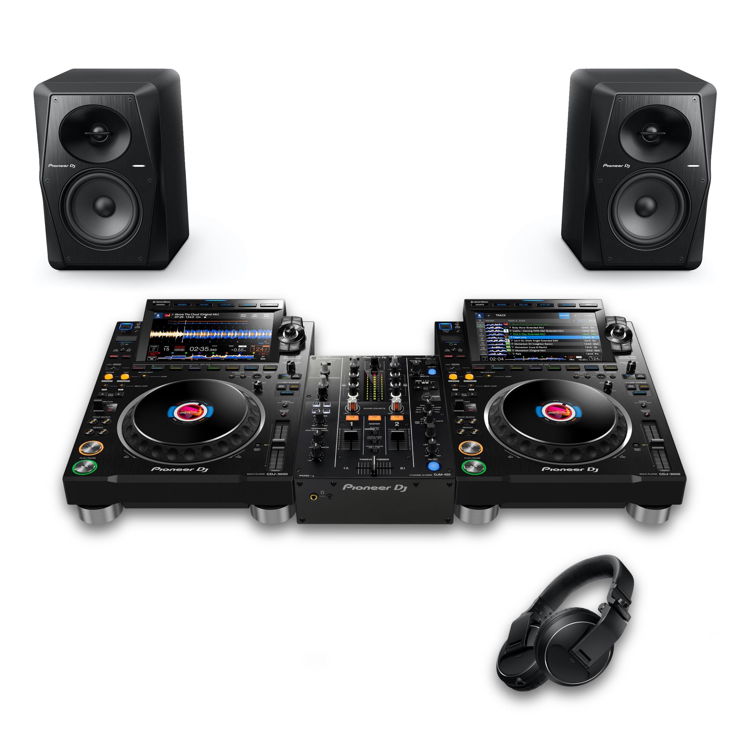 Pioneer DJ CDJ-3000 & DJM-450 VM-50 Bundle