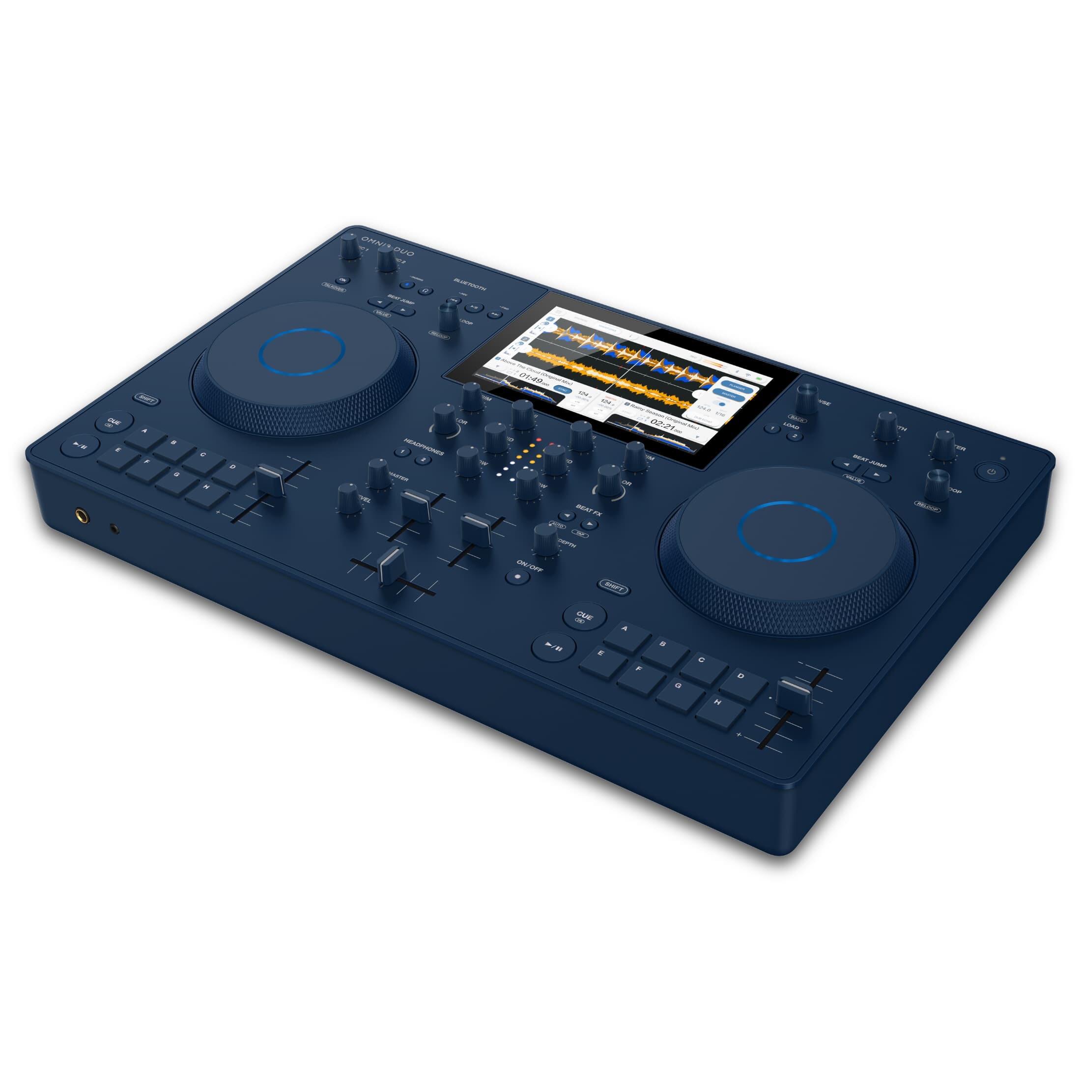 AlphaTheta OMNIS-DUO Portable All-In-One DJ System angle