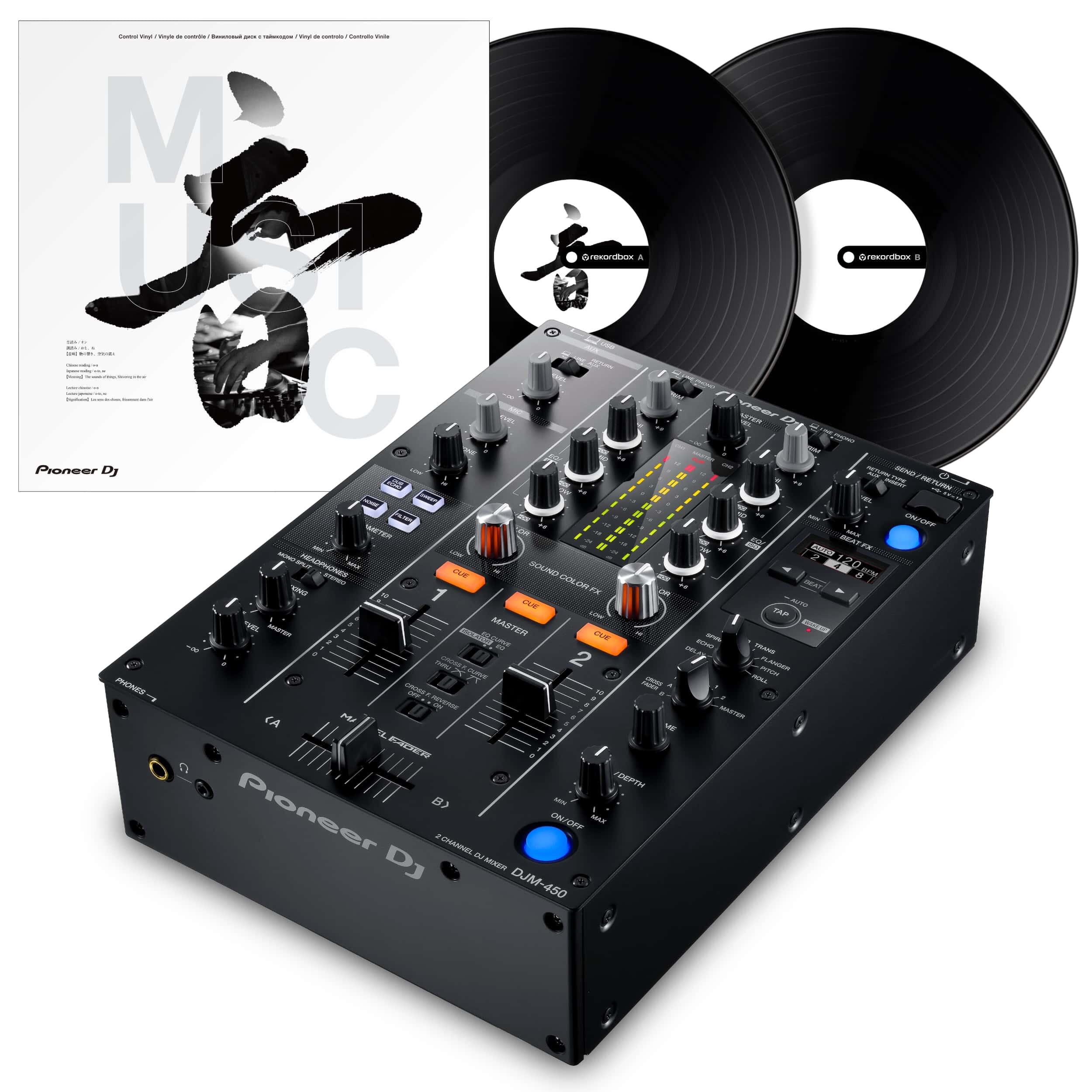 Pioneer DJ DJM-450 rekordbox DVS package