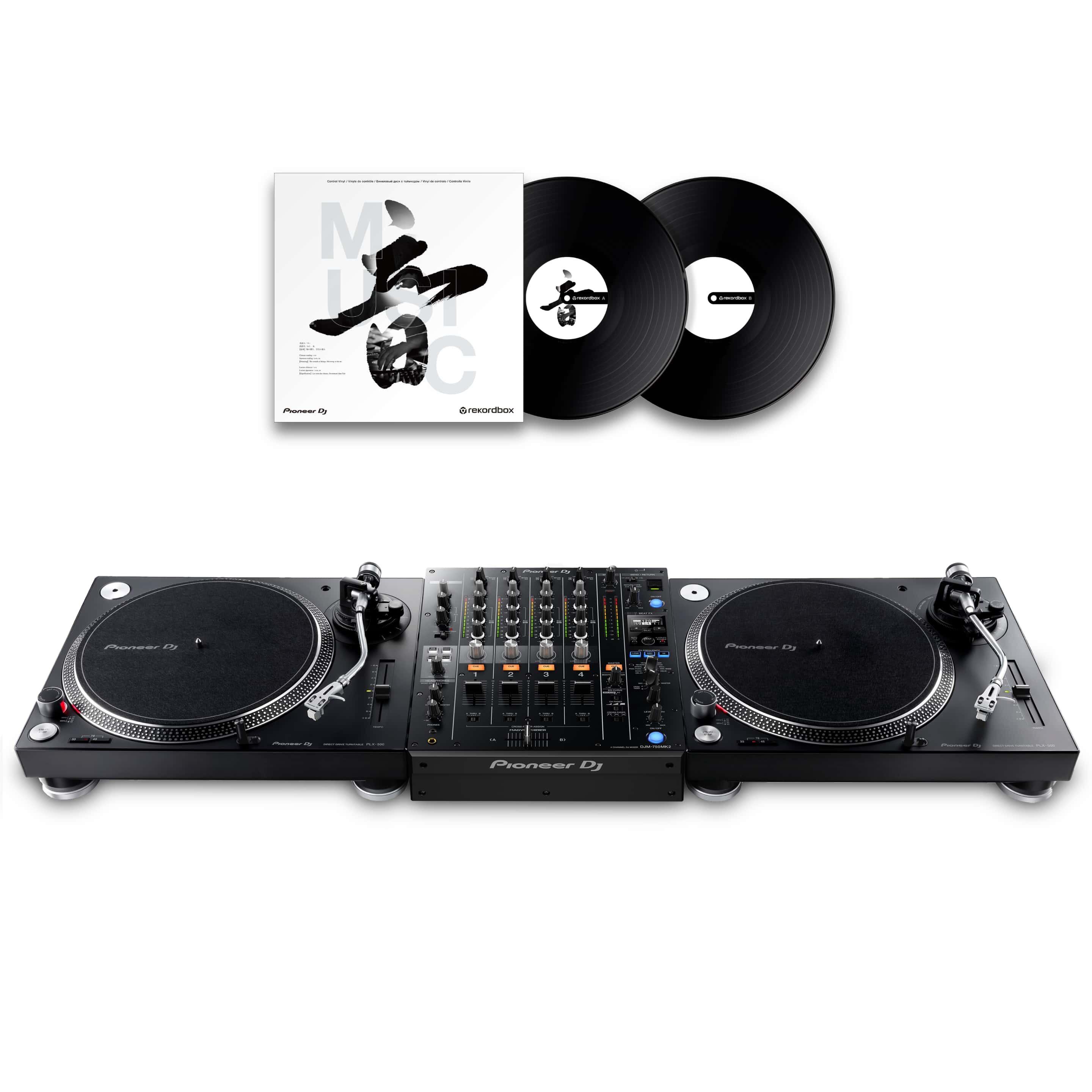 Pioneer DJ PLX-500 & DJM-750MK2 Set