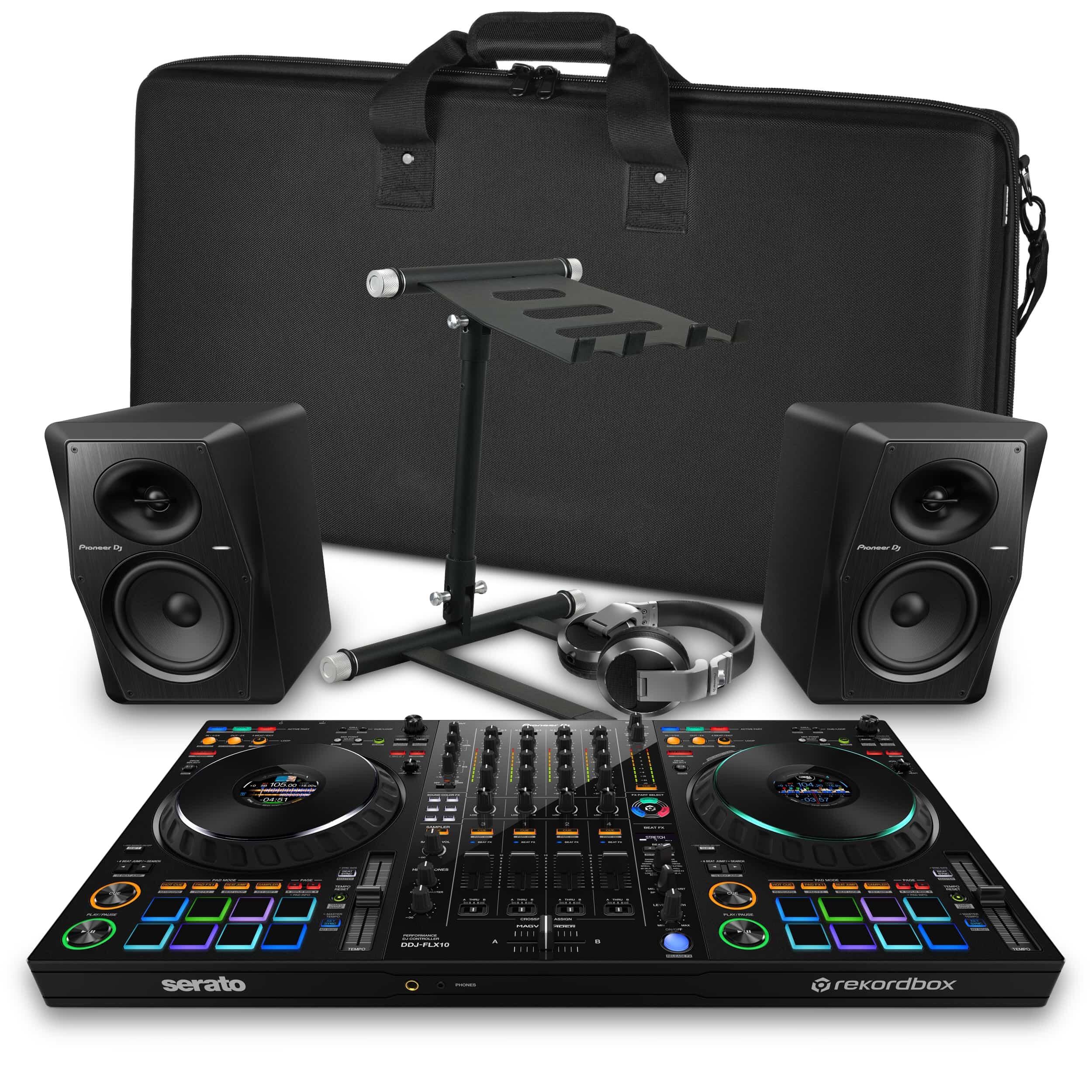 Pioneer DJ DDJ-FLX10 & DJC-FLX10 Package