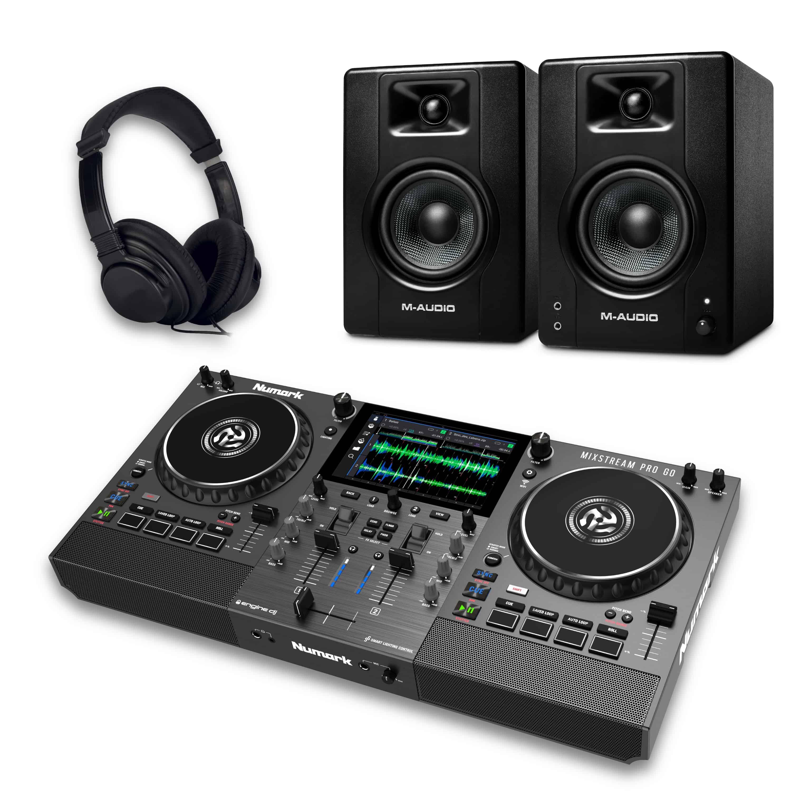Numark Mixstream Pro Go 100% Wireless DJ Controller