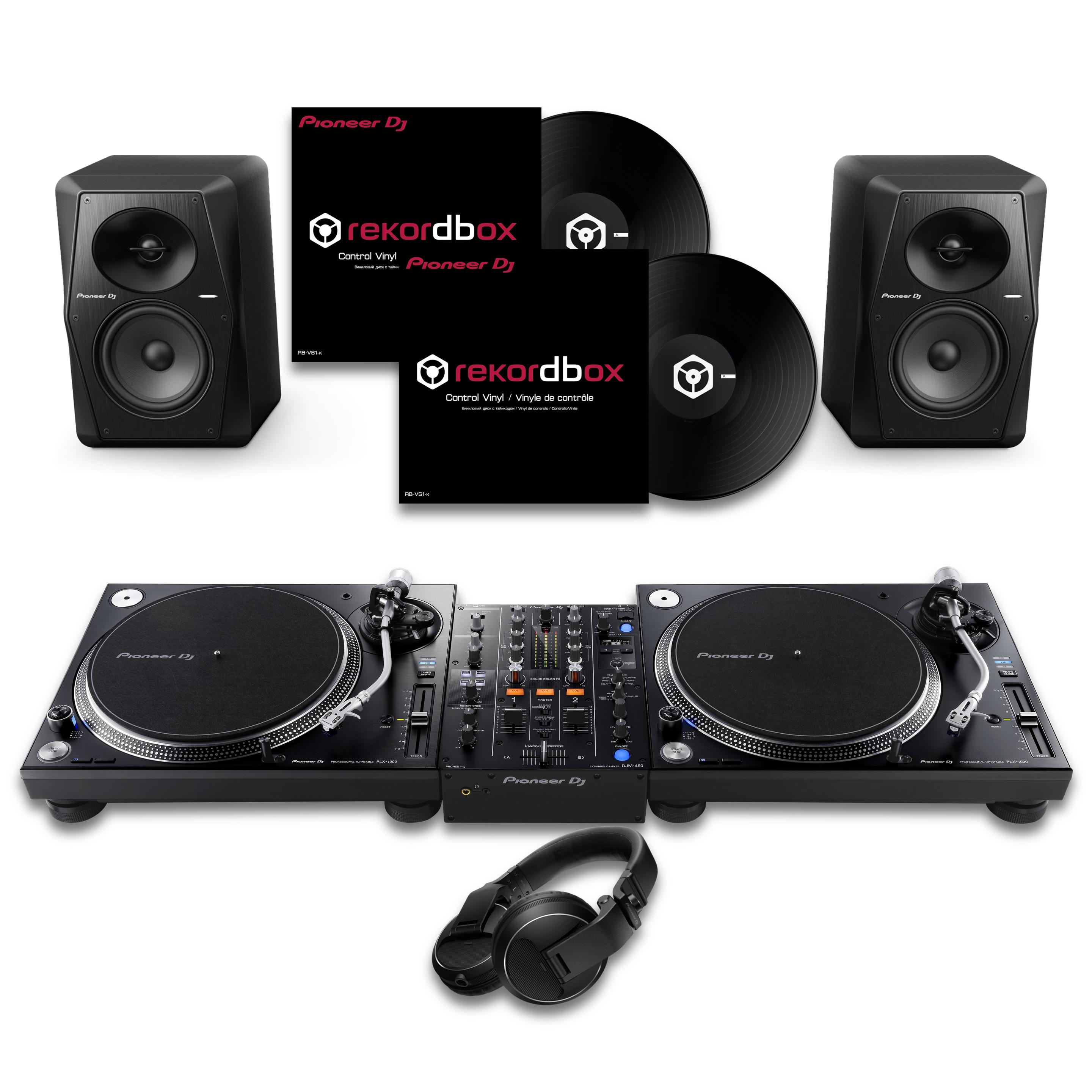 Pioneer DJ PLX-1000 & DJM-450 VM-50 Bundle