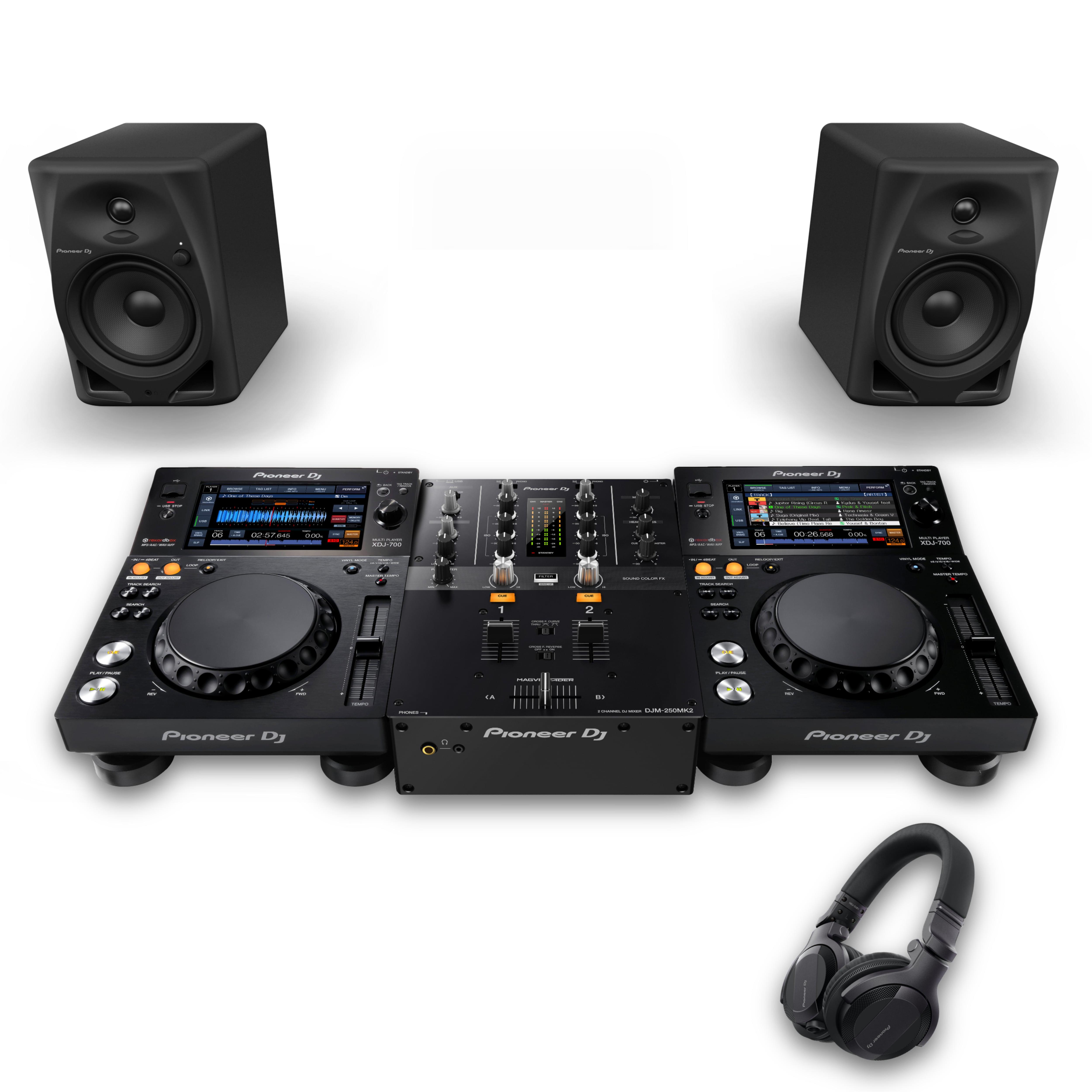 Pioneer DJ XDJ-700 & DJM-450 VM-50 Bundle