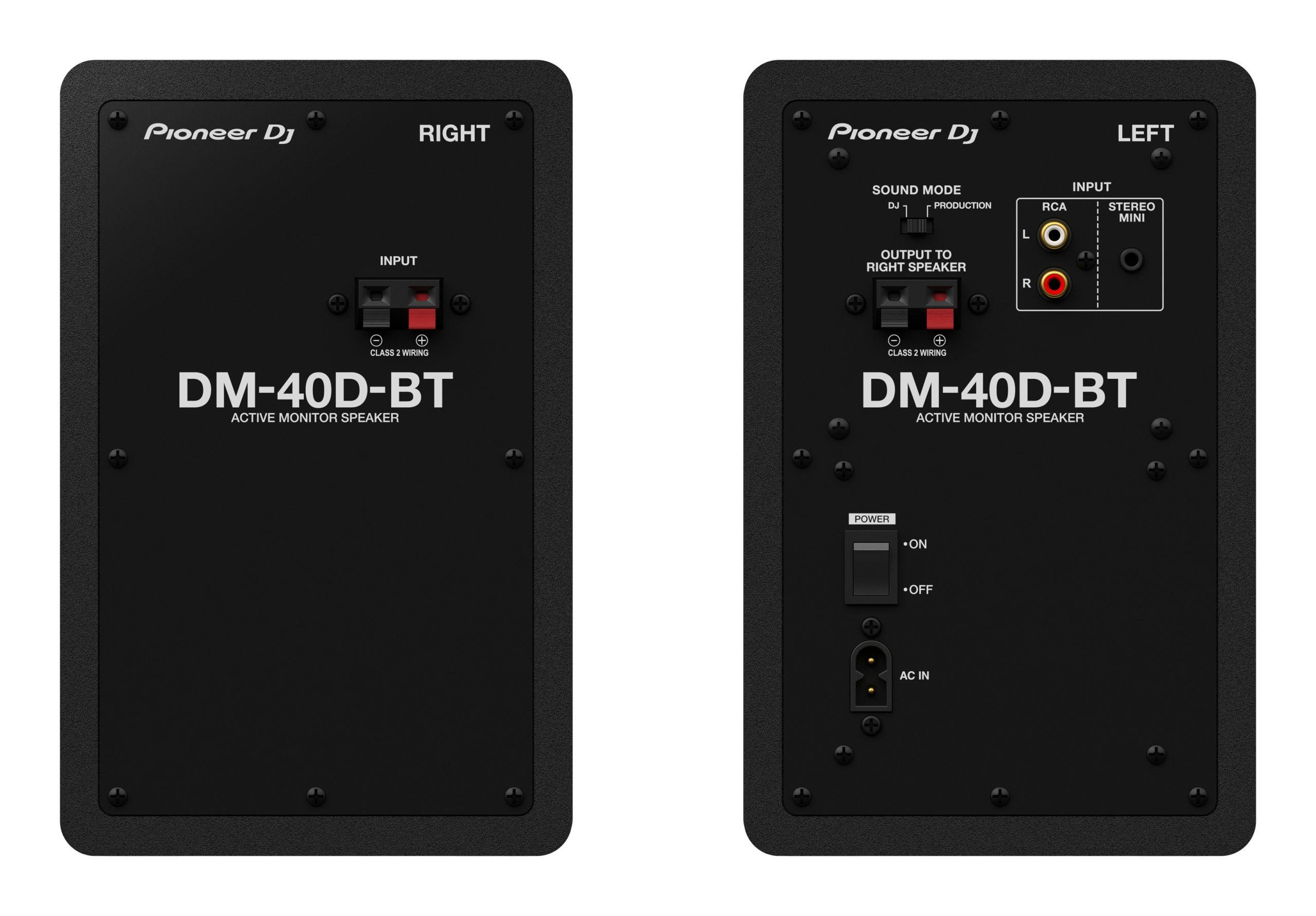 Pioneer DJ DM-40D-BT Speakers rear