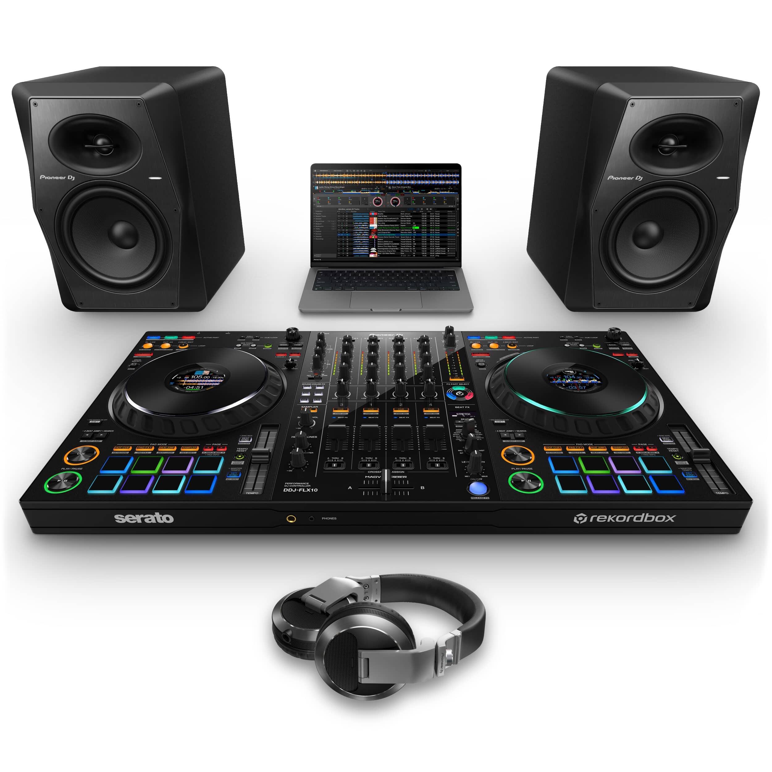 Pioneer DJ DDJ-FLX10 & VM-80 Bundle