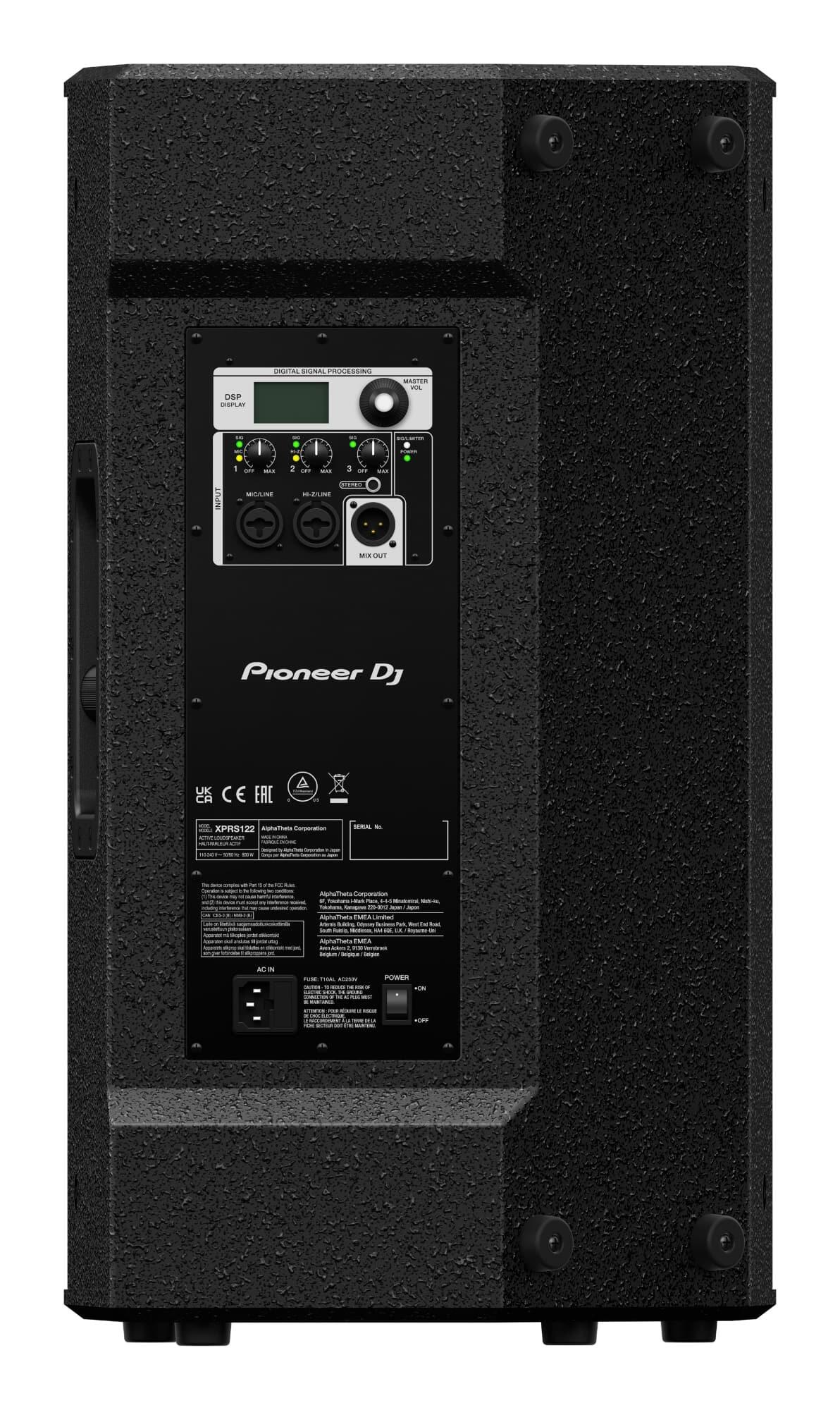 Pioneer DJ XPRS122 back