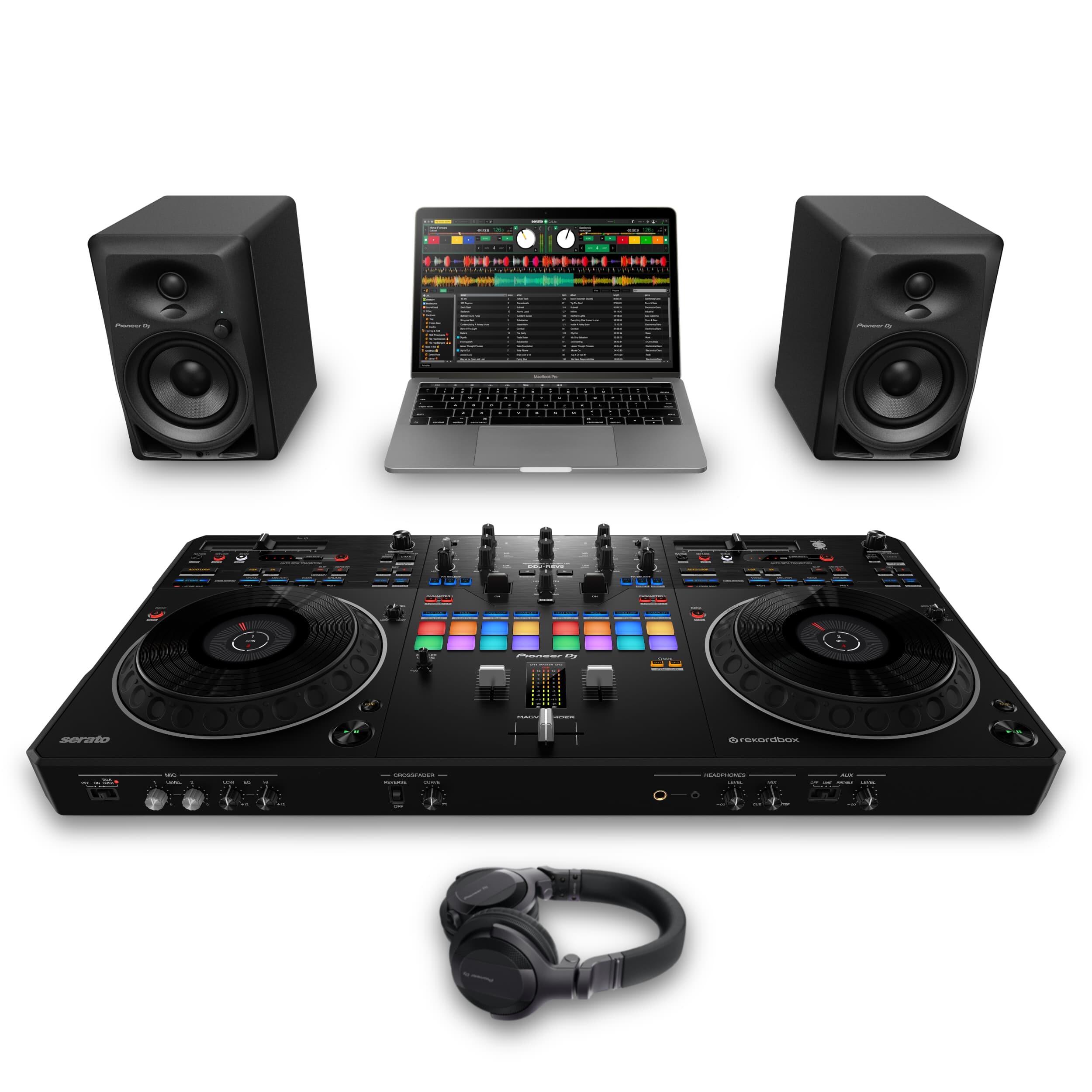 Pioneer DJ DDJ-REV5 & DM-40D Package