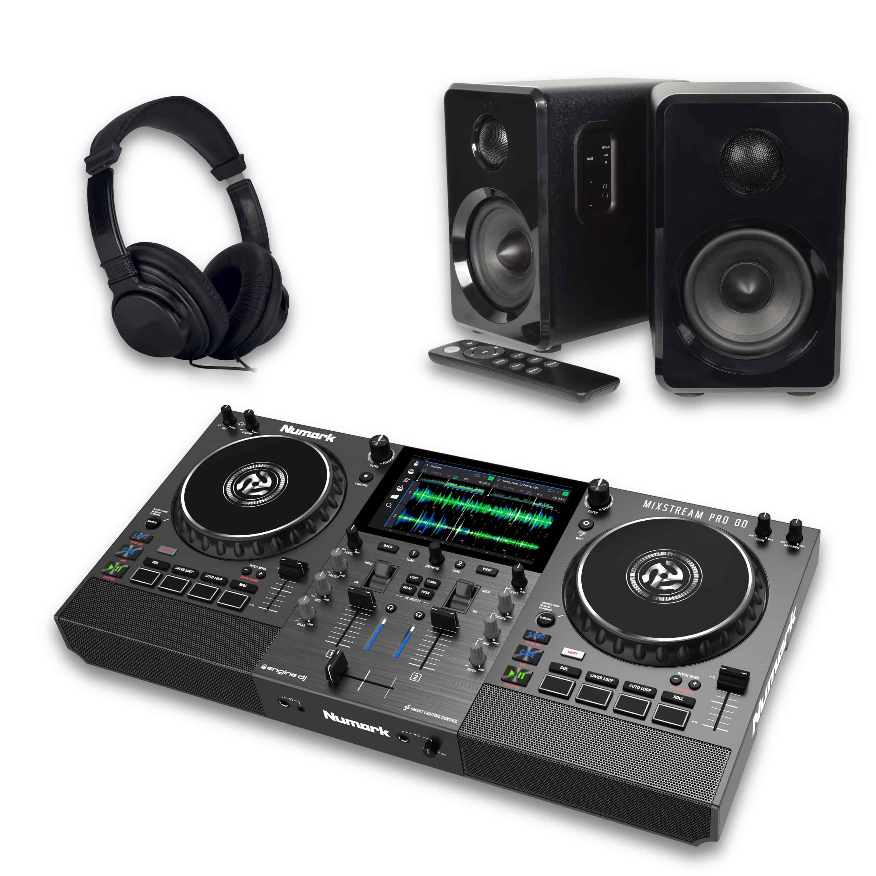 Numark Mixstream Pro Go 100% Wireless DJ Controller