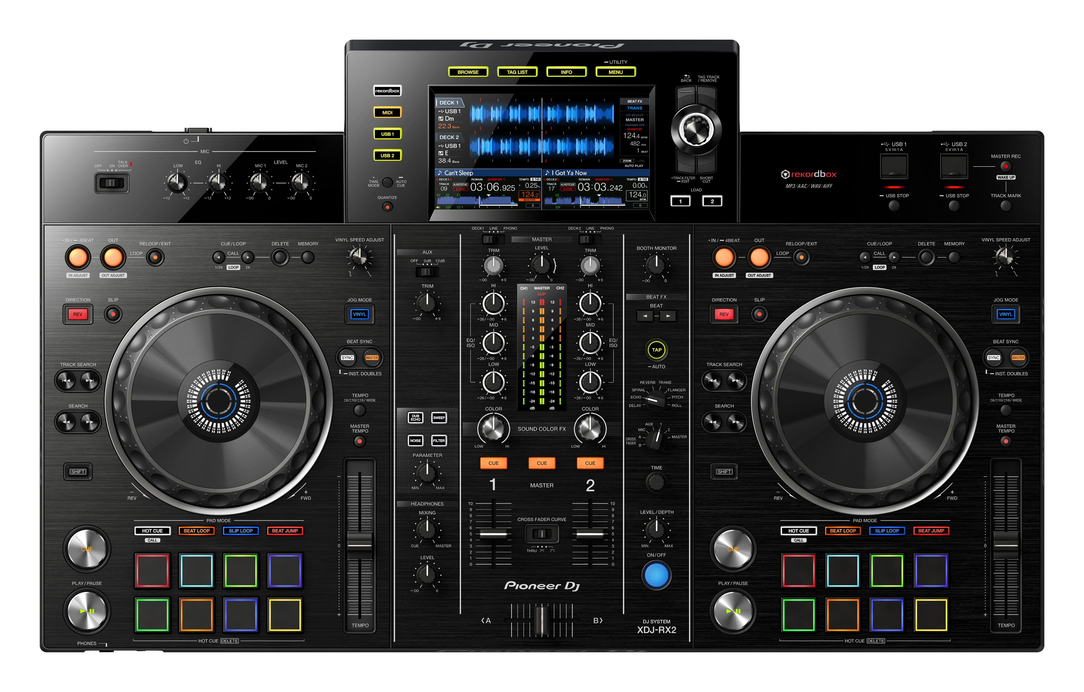Pioneer DJ XDJ-RX2 & DM-40 Bundle