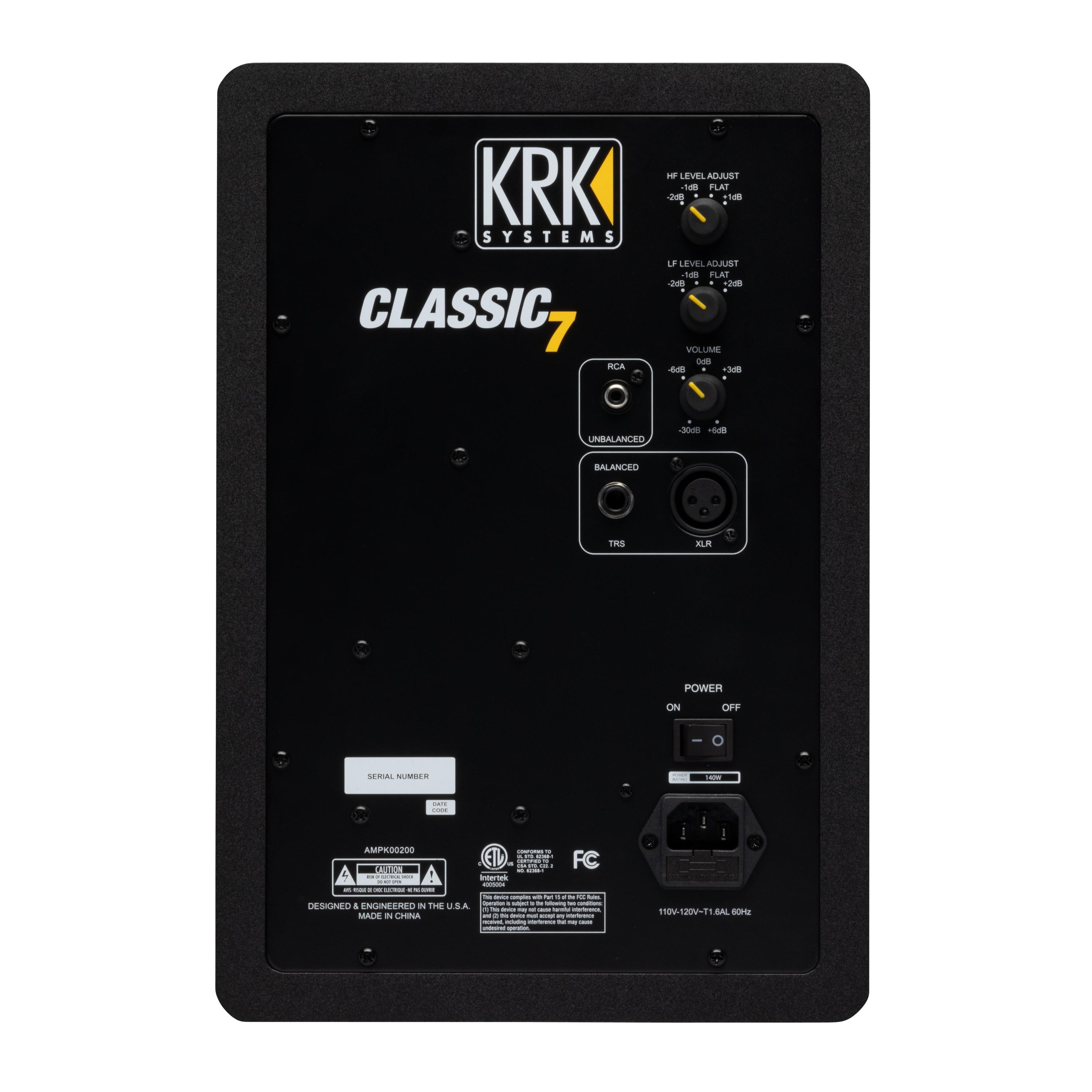 KRK CLASSIC 7 Back