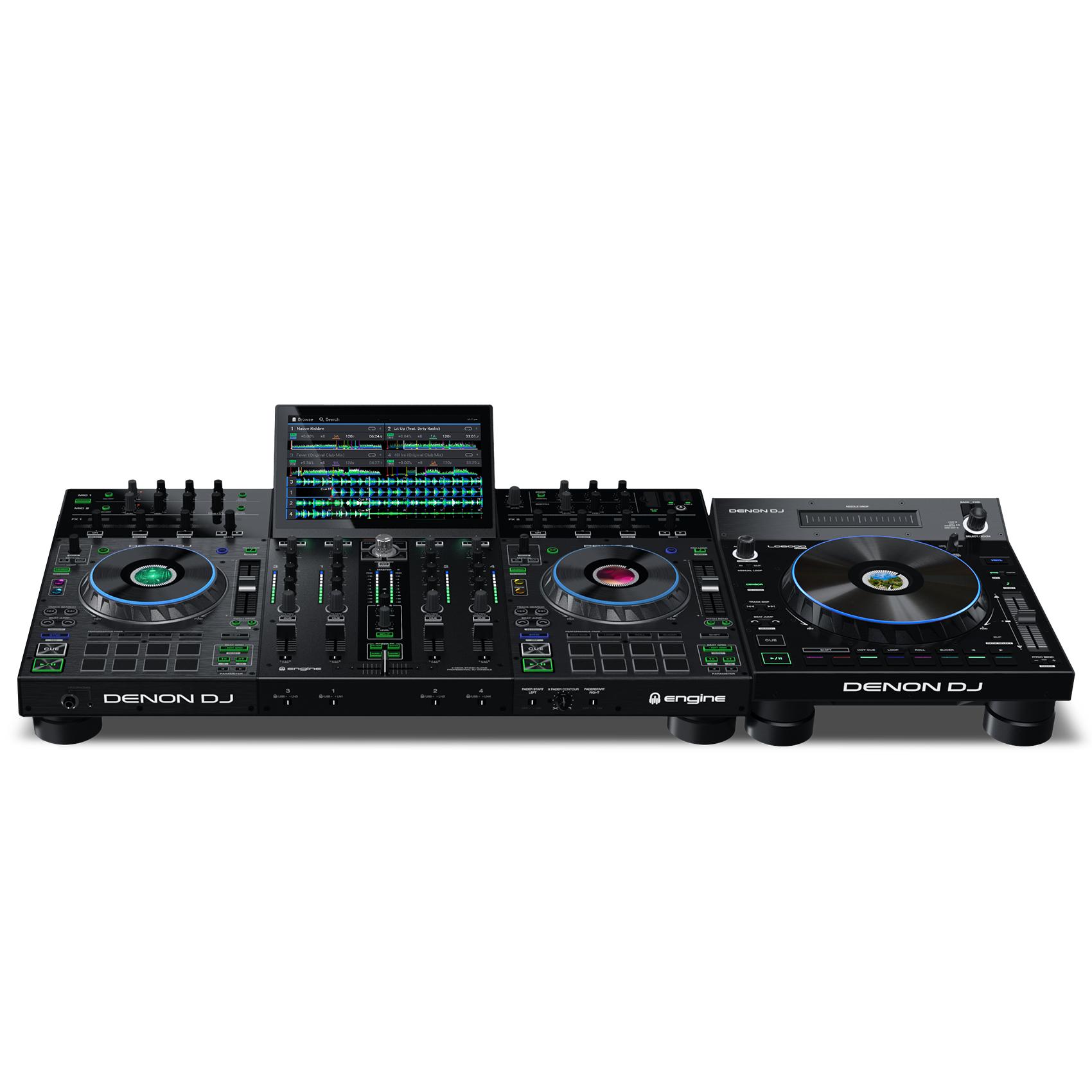 Denon DJ PRIME 4 & Single LC6000 Package