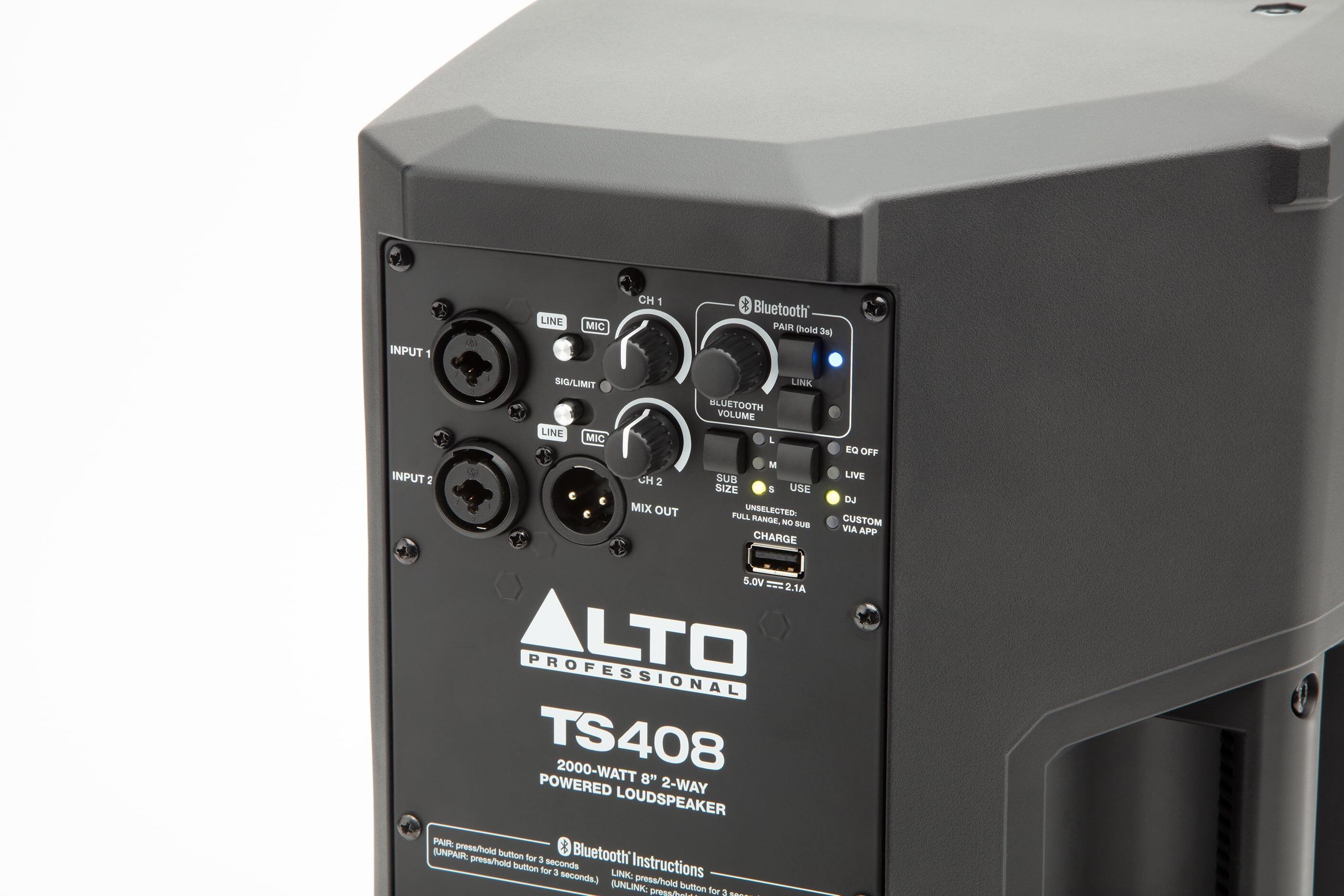 Alto Professional TS408 inputs