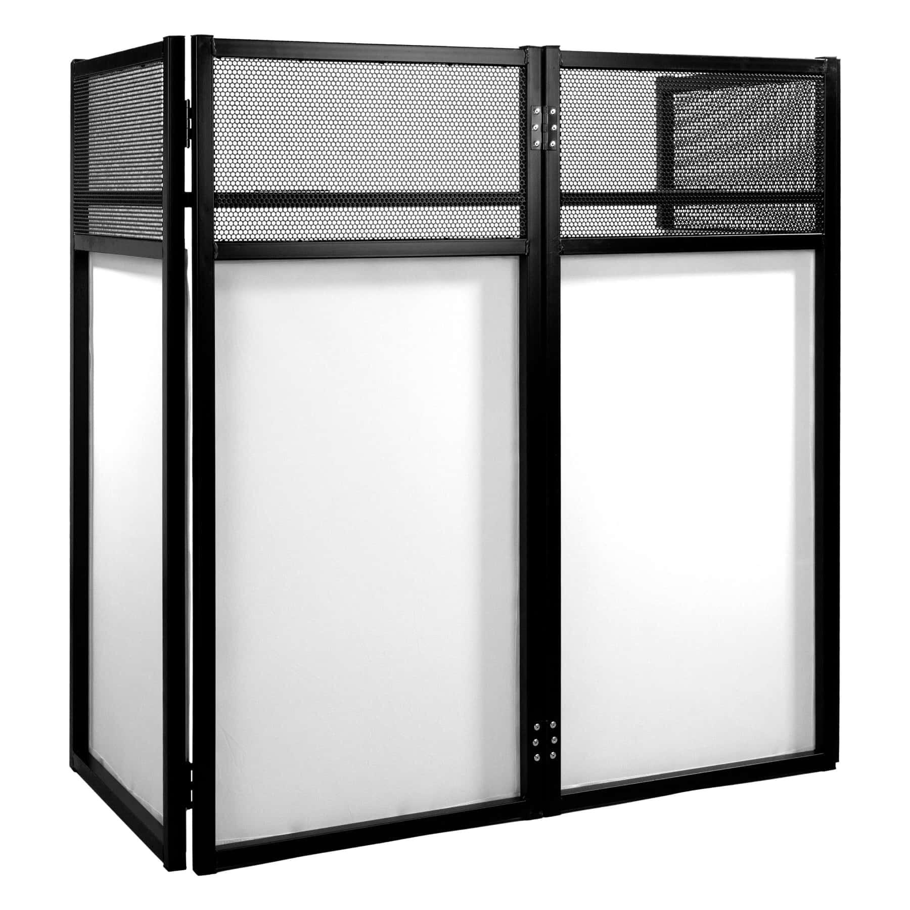 BoomToneDJ DJ Desk White angle