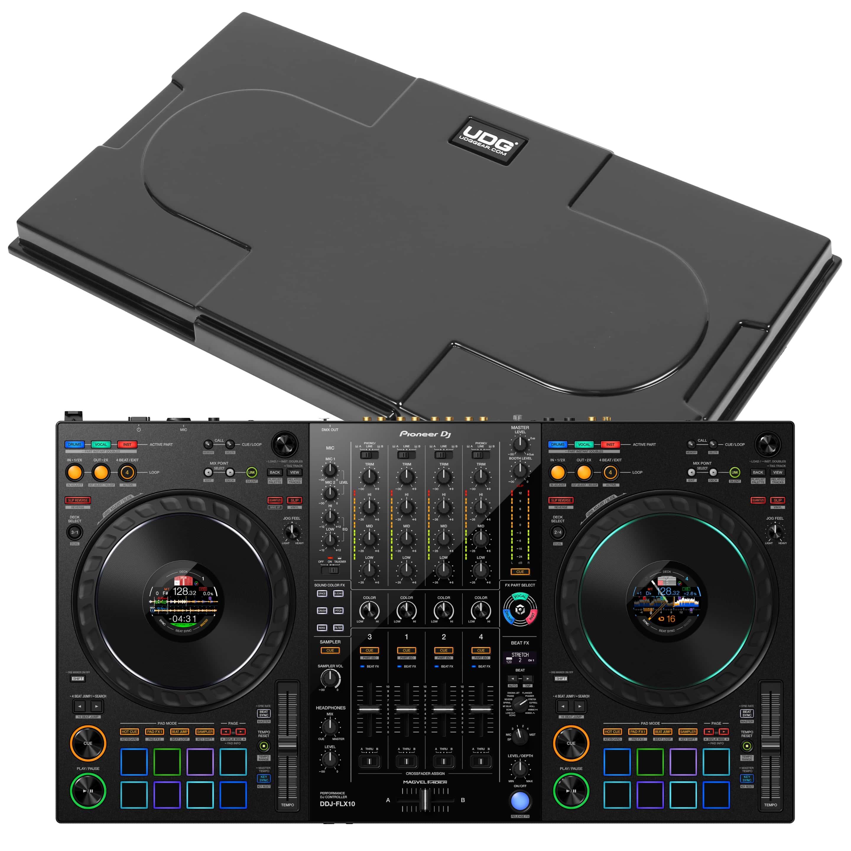 Pioneer DJ DDJ-FLX10 & UDG Cover Package