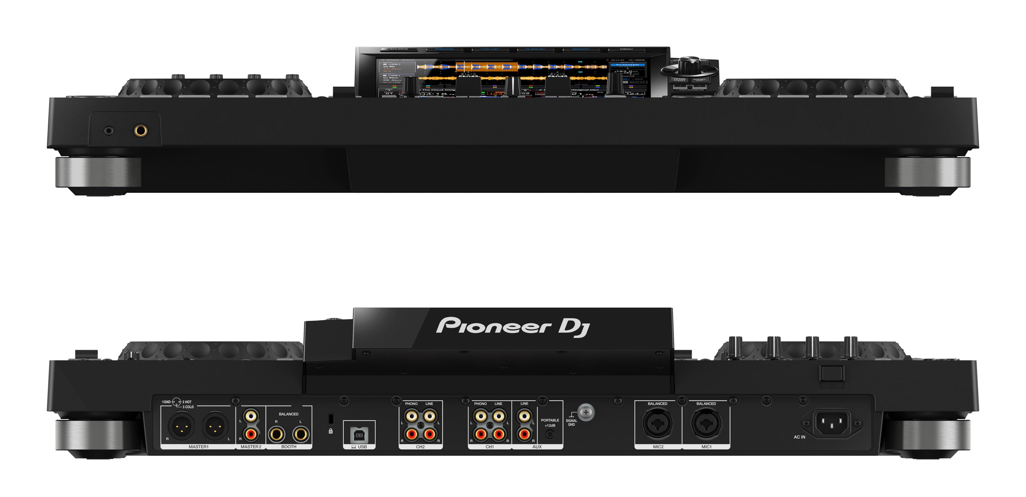 Pioneer DJ XDJ-RX3 fron and rear
