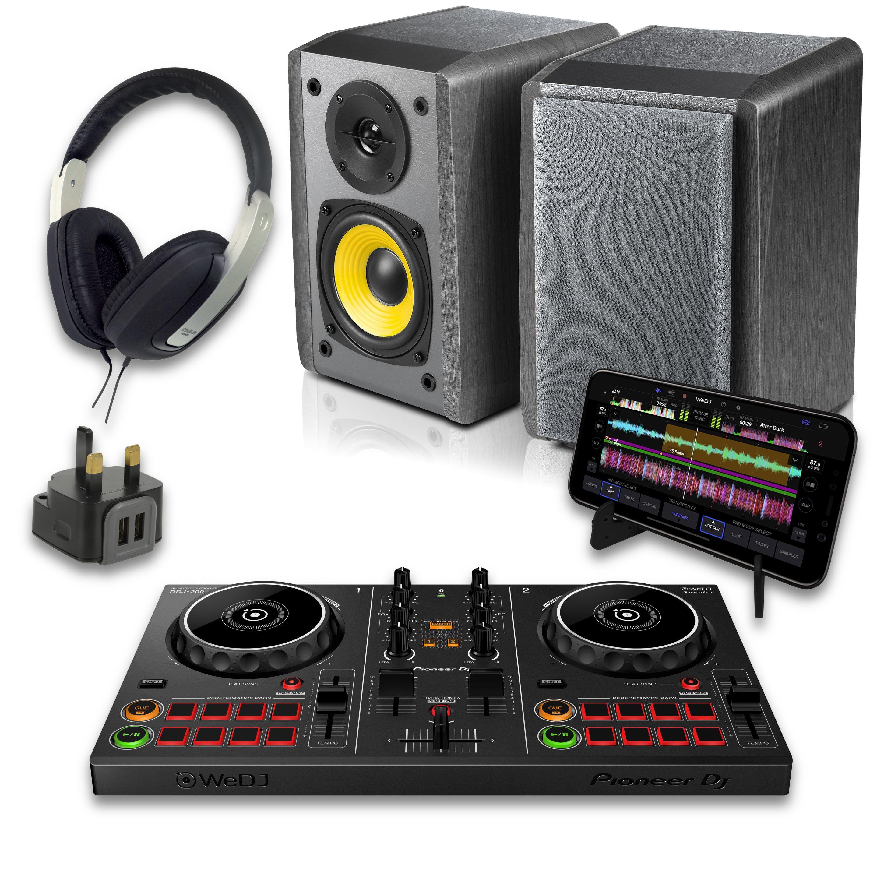 Pioneer DJ DDJ-200 & R1010BT DJ Bundle