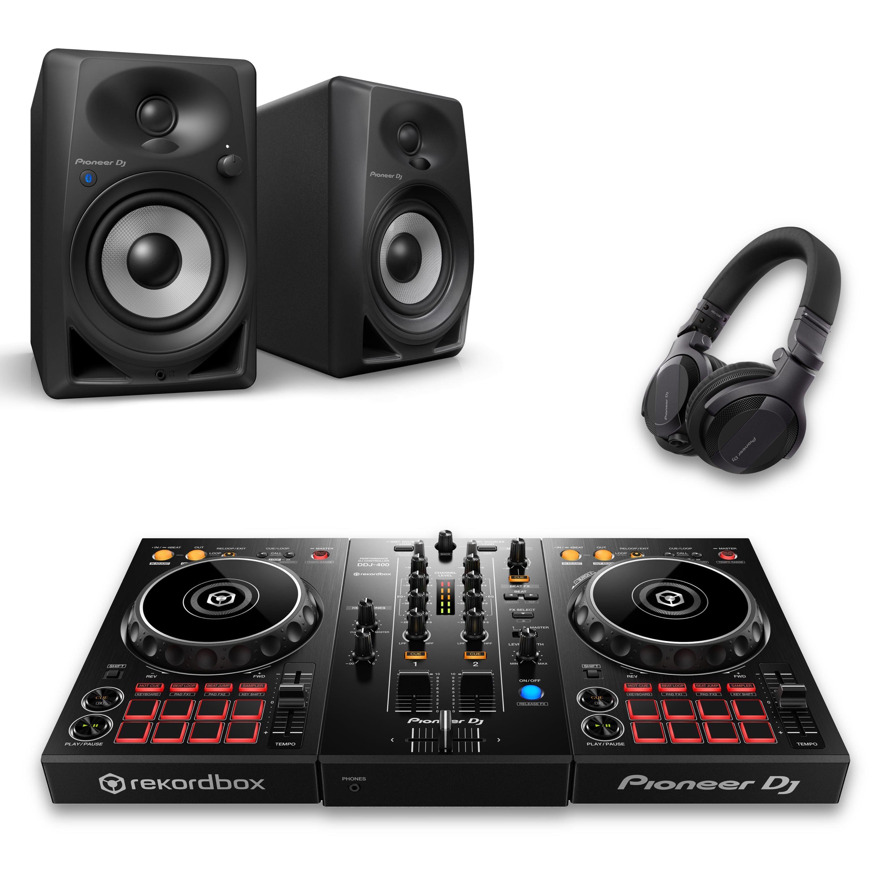 Pioneer DJ DDJ-400 Beginner Bluetooth DJ Package