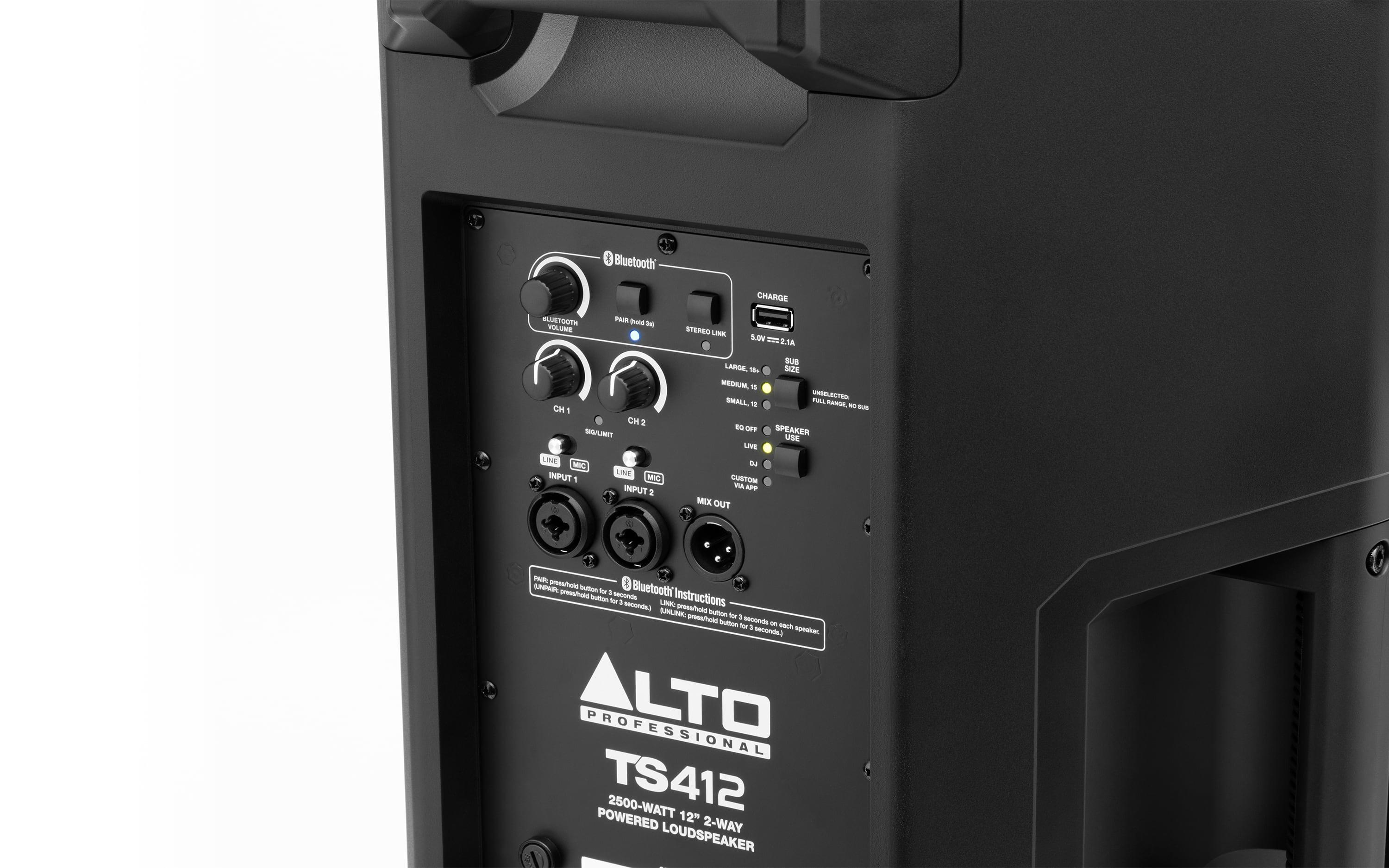 Alto Professional TS412 Back Detail