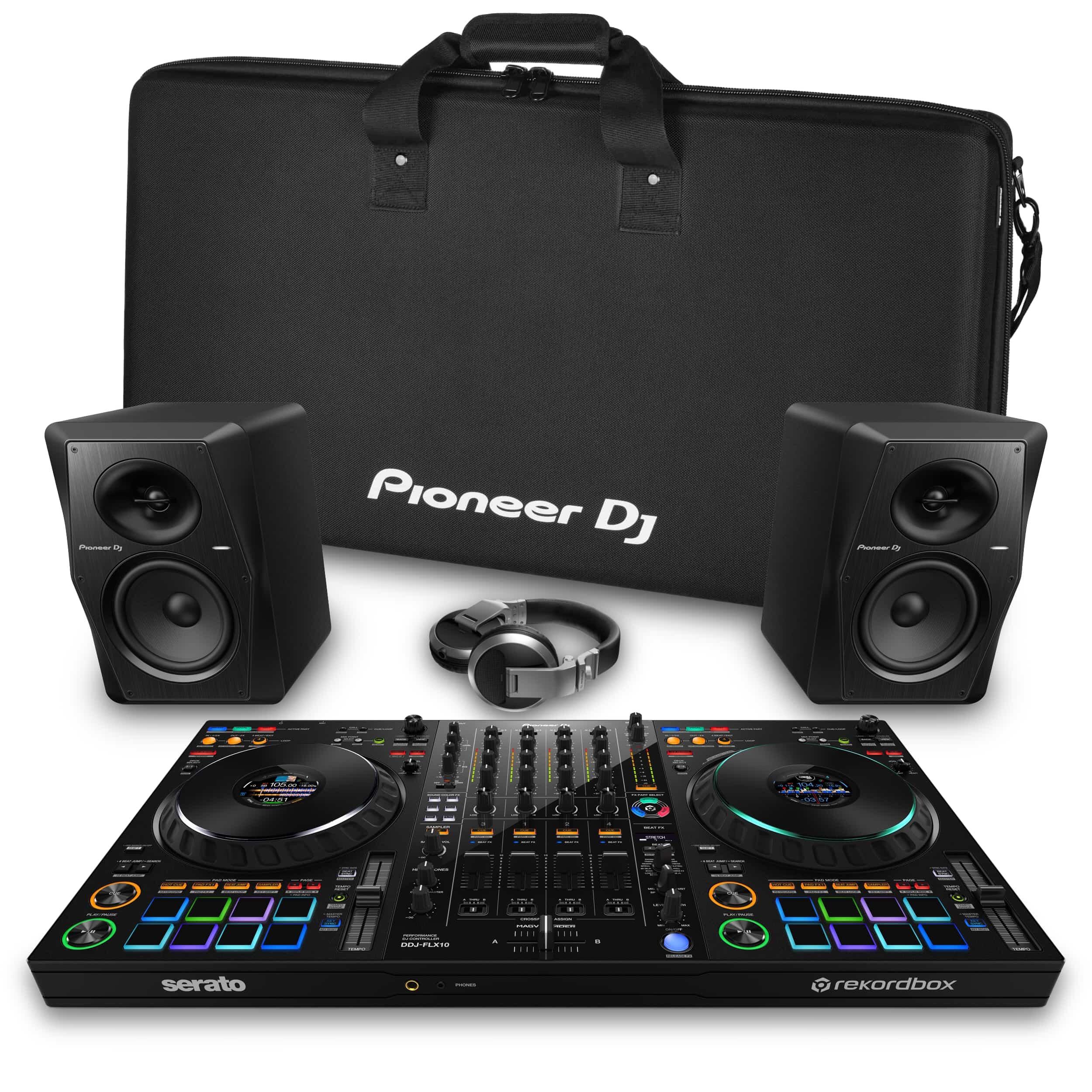 Pioneer DJ DDJ-FLX10 & VM-70 DJC Bag Bundle