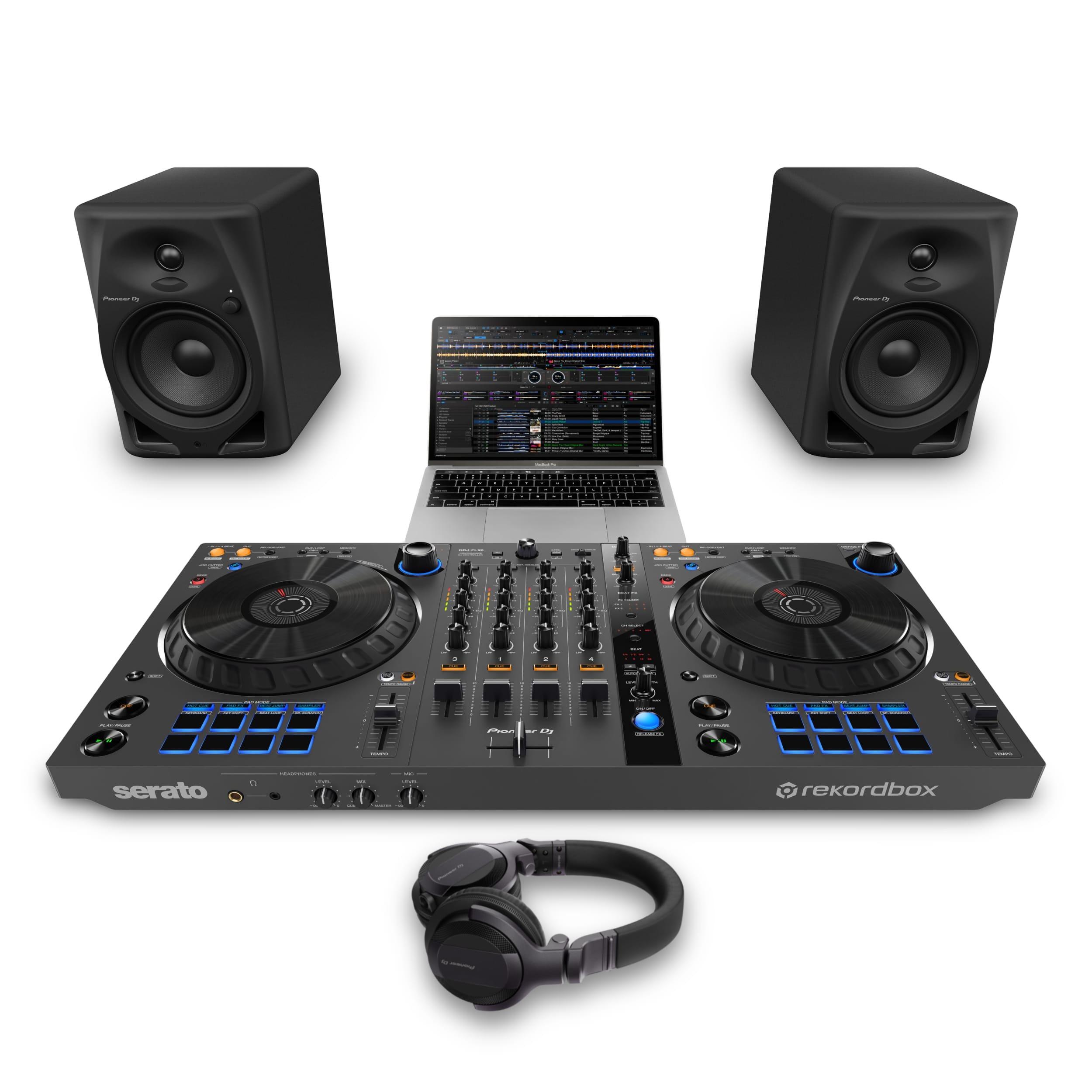 Pioneer DJ DDJ-FLX6-GT & DM-50D Package