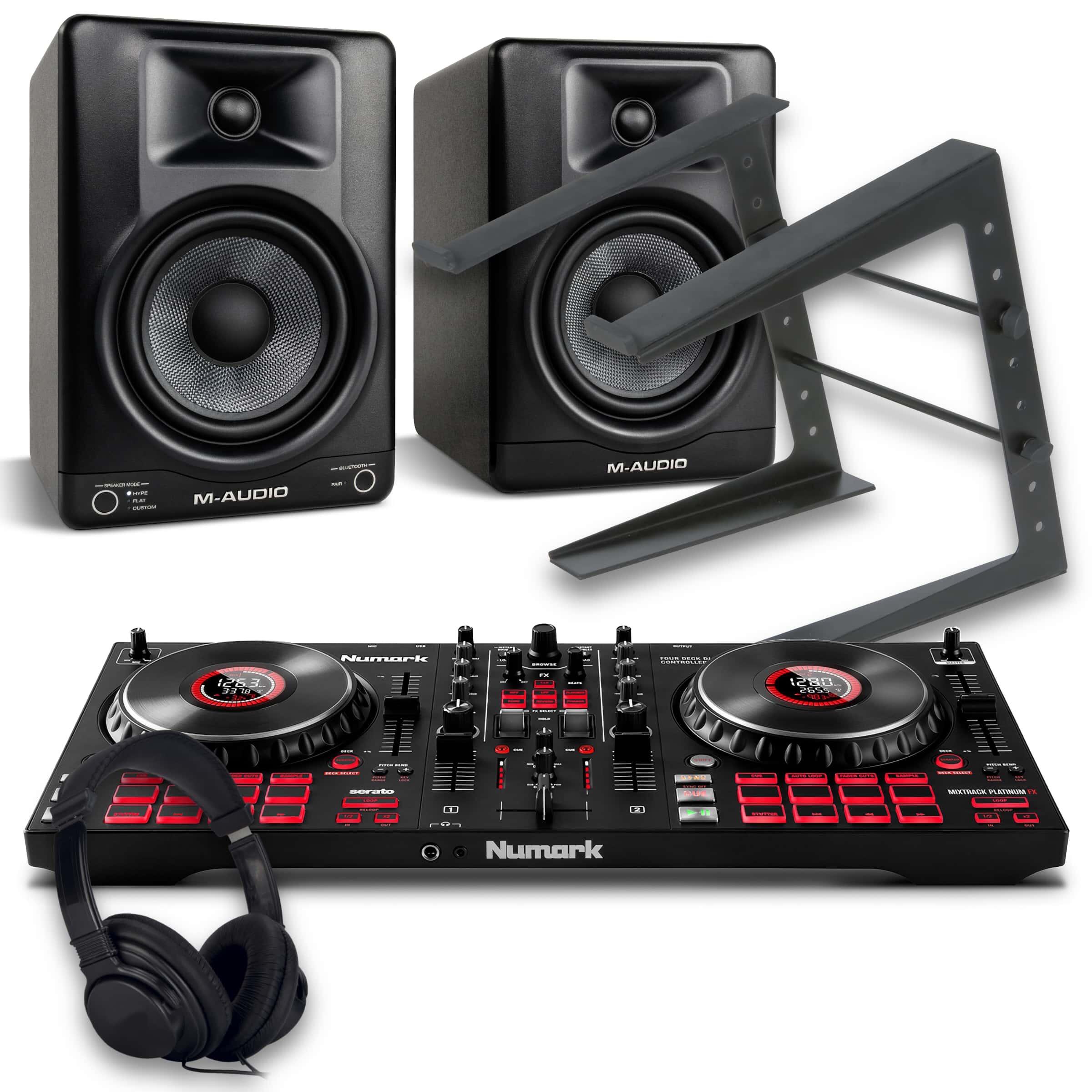 Numark Mixtrack Platinum FX Bluetooth Bedroom DJ Package