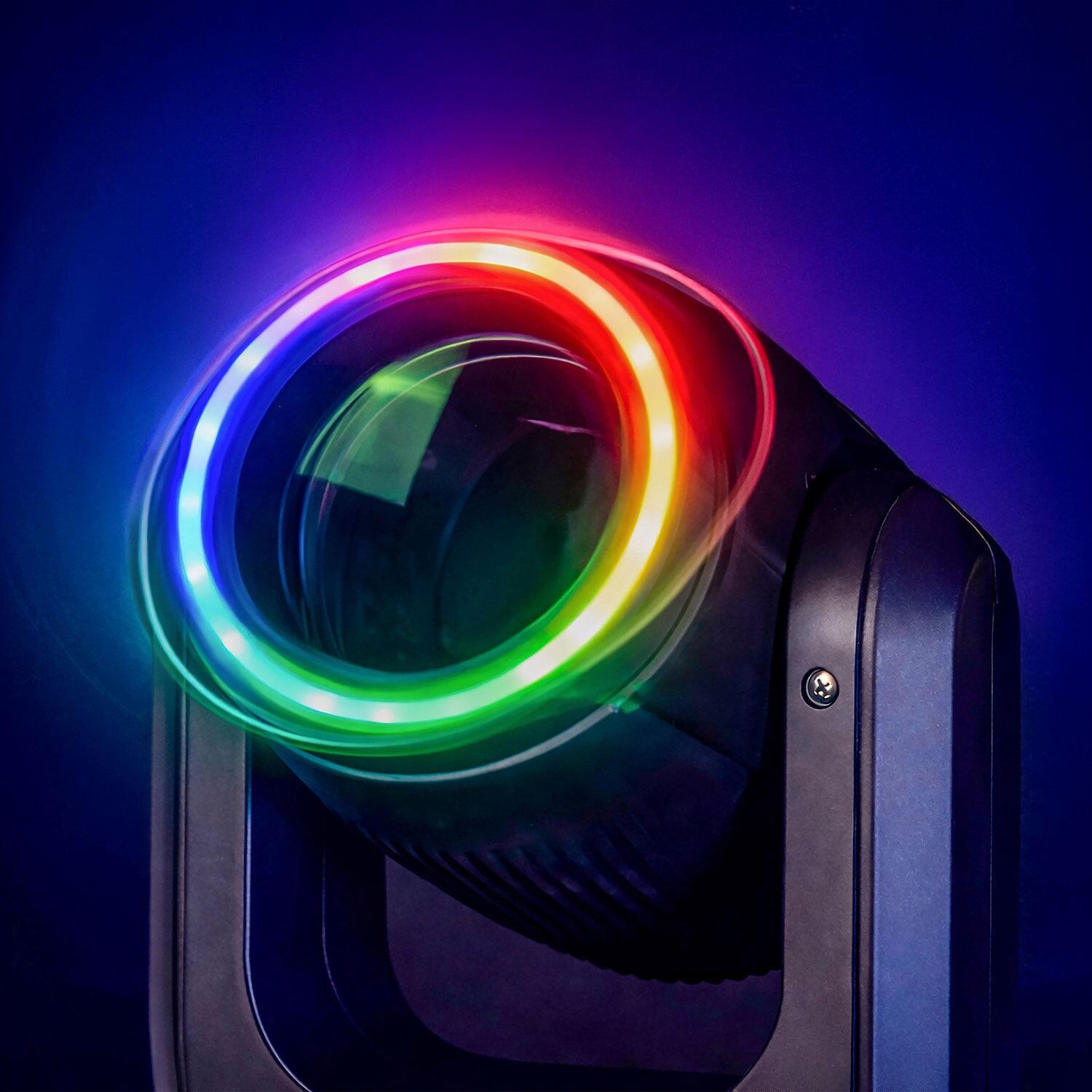 Citronic Orbis 100: 100w Led Beam Moving Head outer ring
