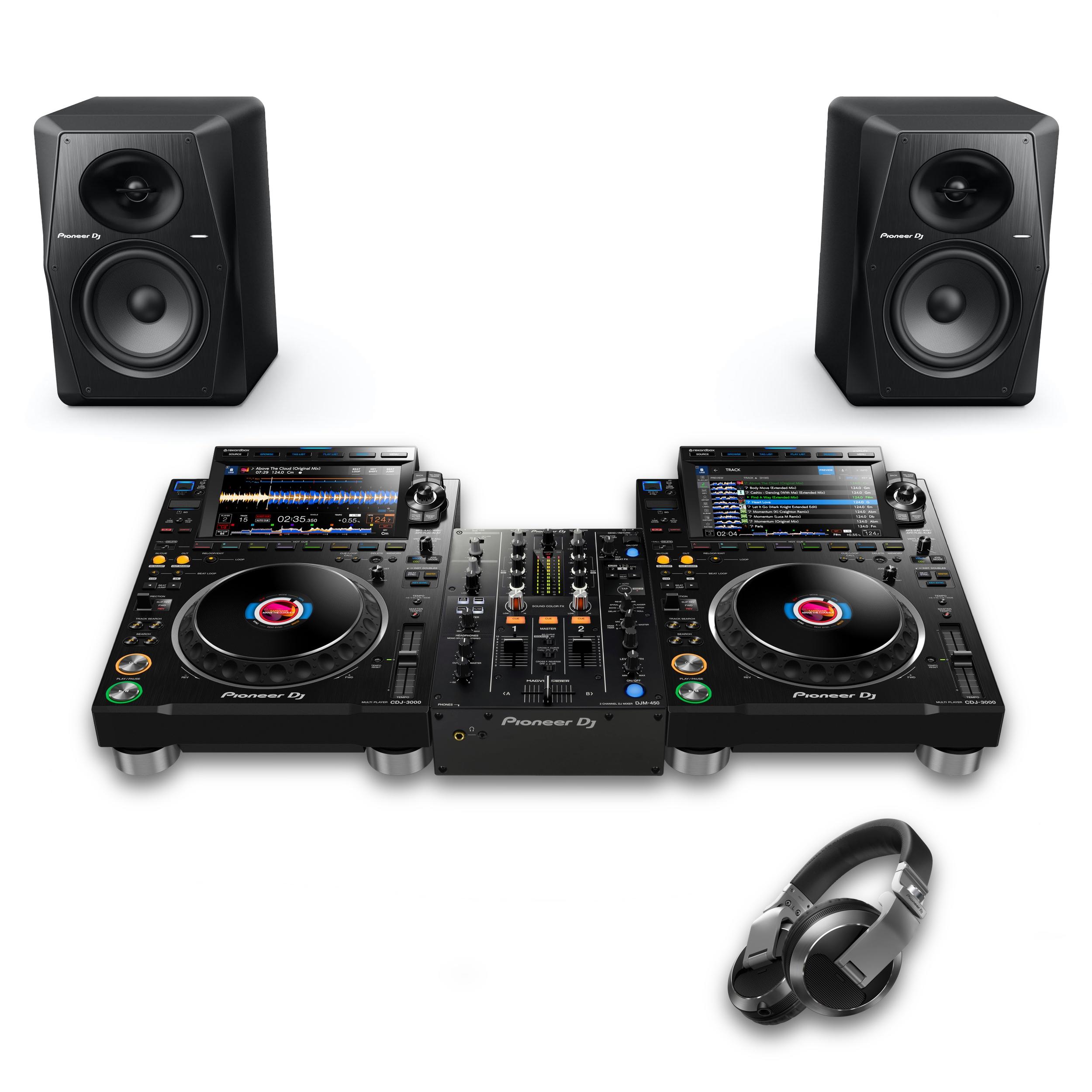 Pioneer DJ CDJ-3000 & DJM-450 VM-70 Bundle