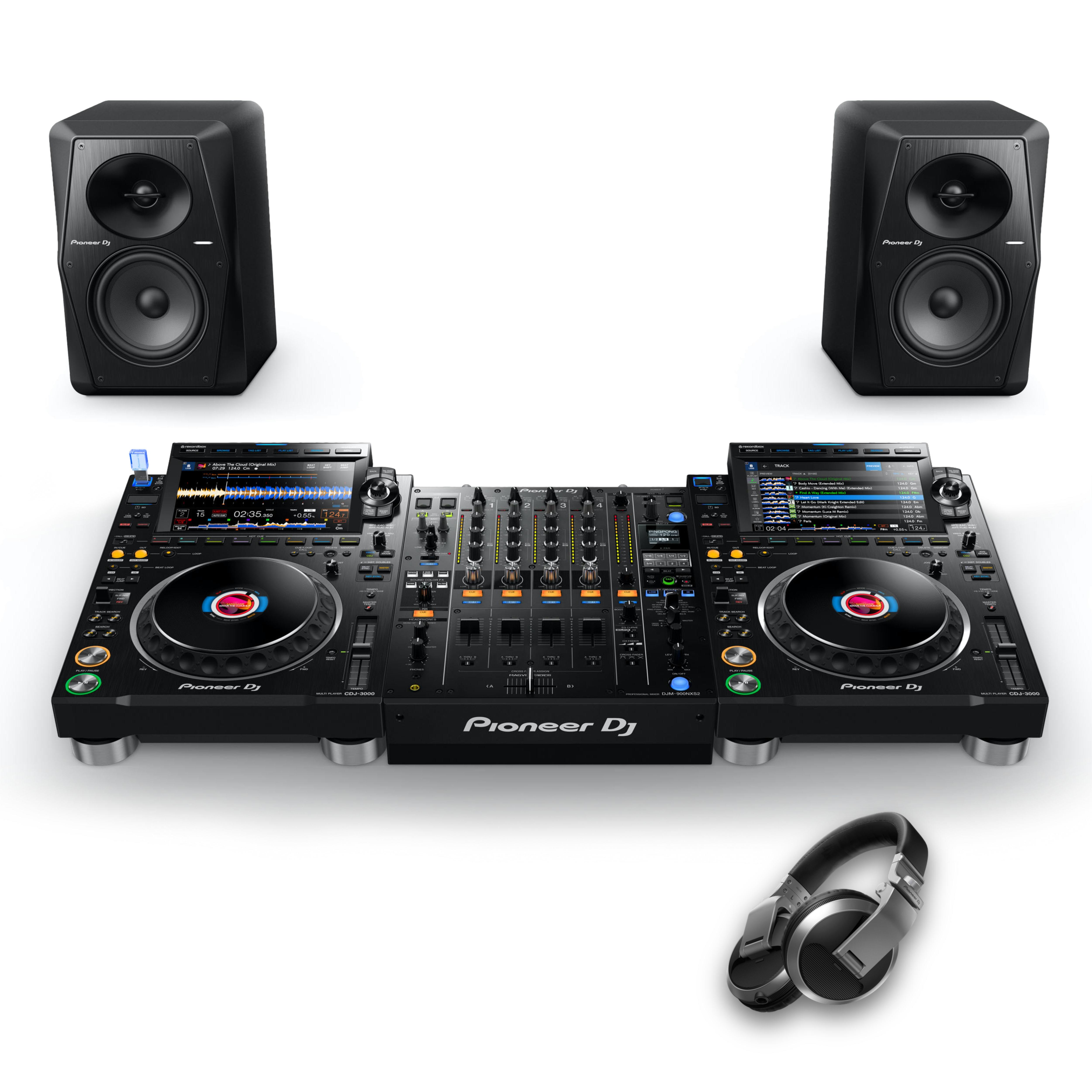 Pioneer DJ CDJ-3000 & DJM-900NXS2 VM-50 Bundle
