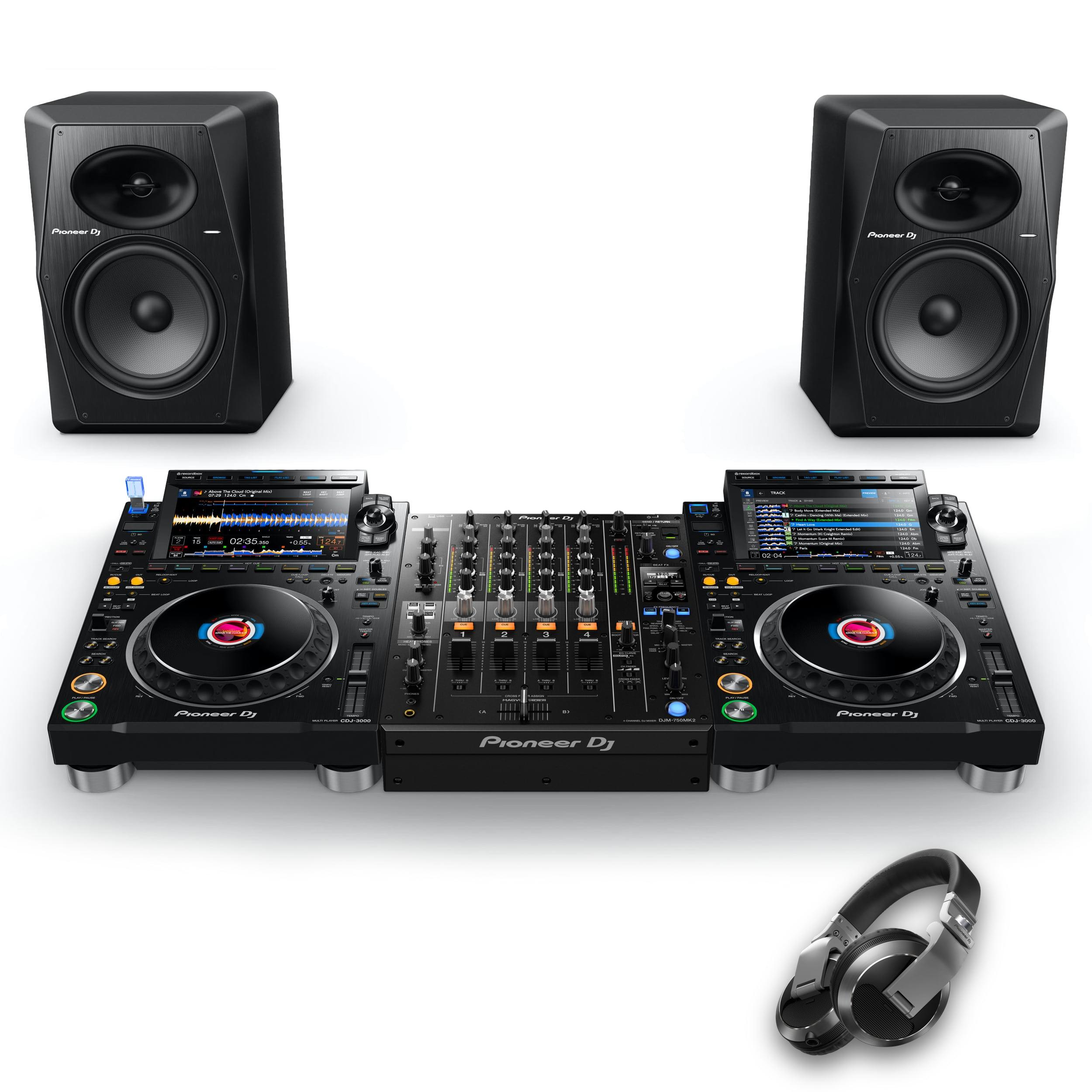 Pioneer DJ CDJ-3000 & DJM-750MK2 VM-80 Bundle