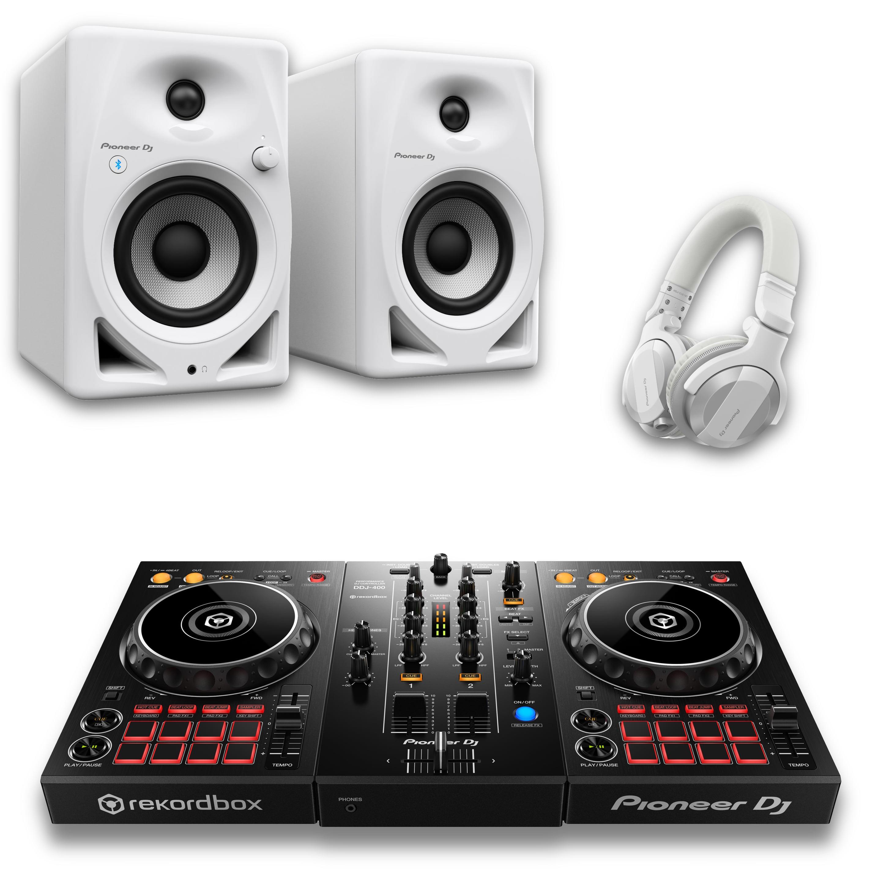 Pioneer DJ DDJ-400 White Bluetooth Package