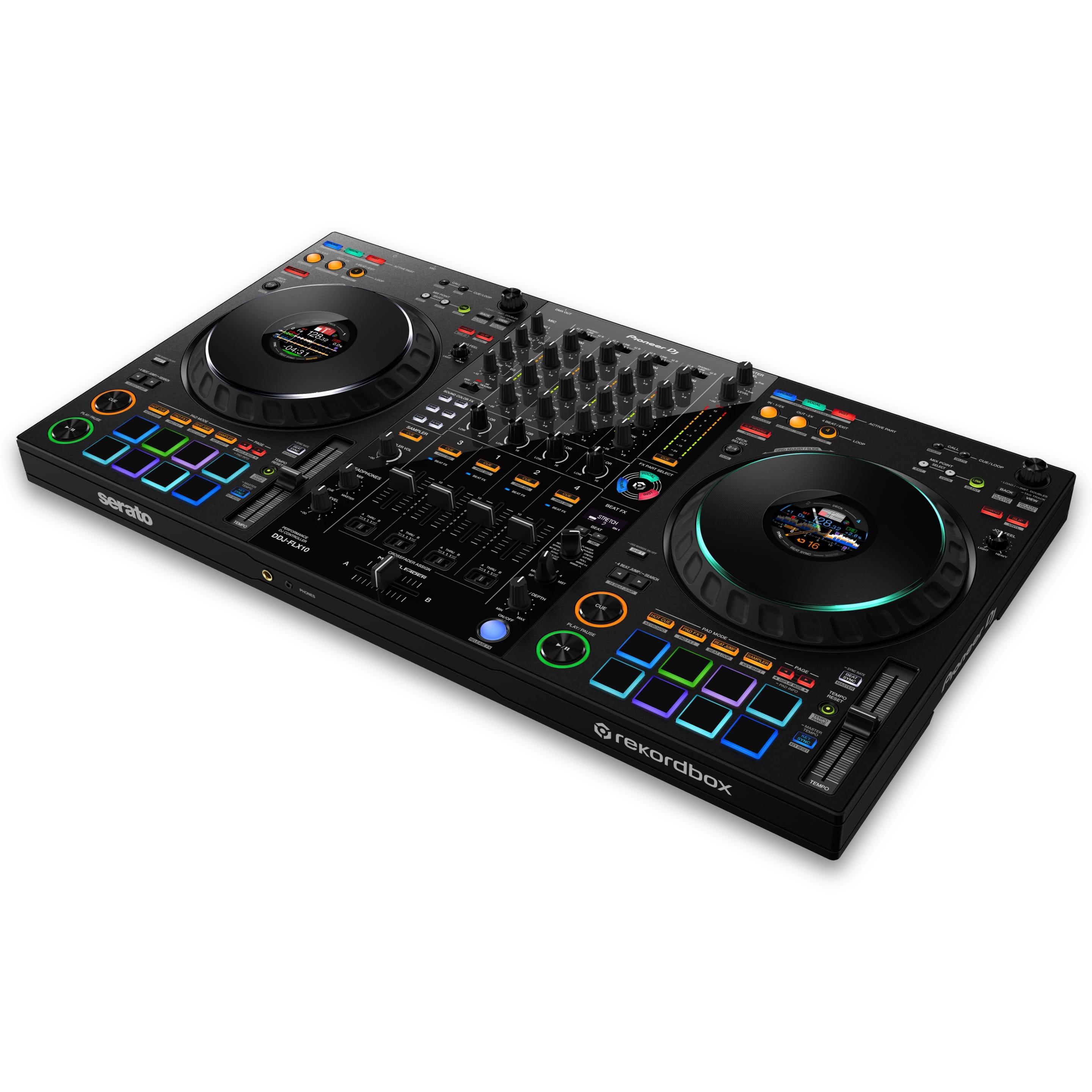 Pioneer DJ DDJ-FLX10 Professional 4-Channel DJ Controller