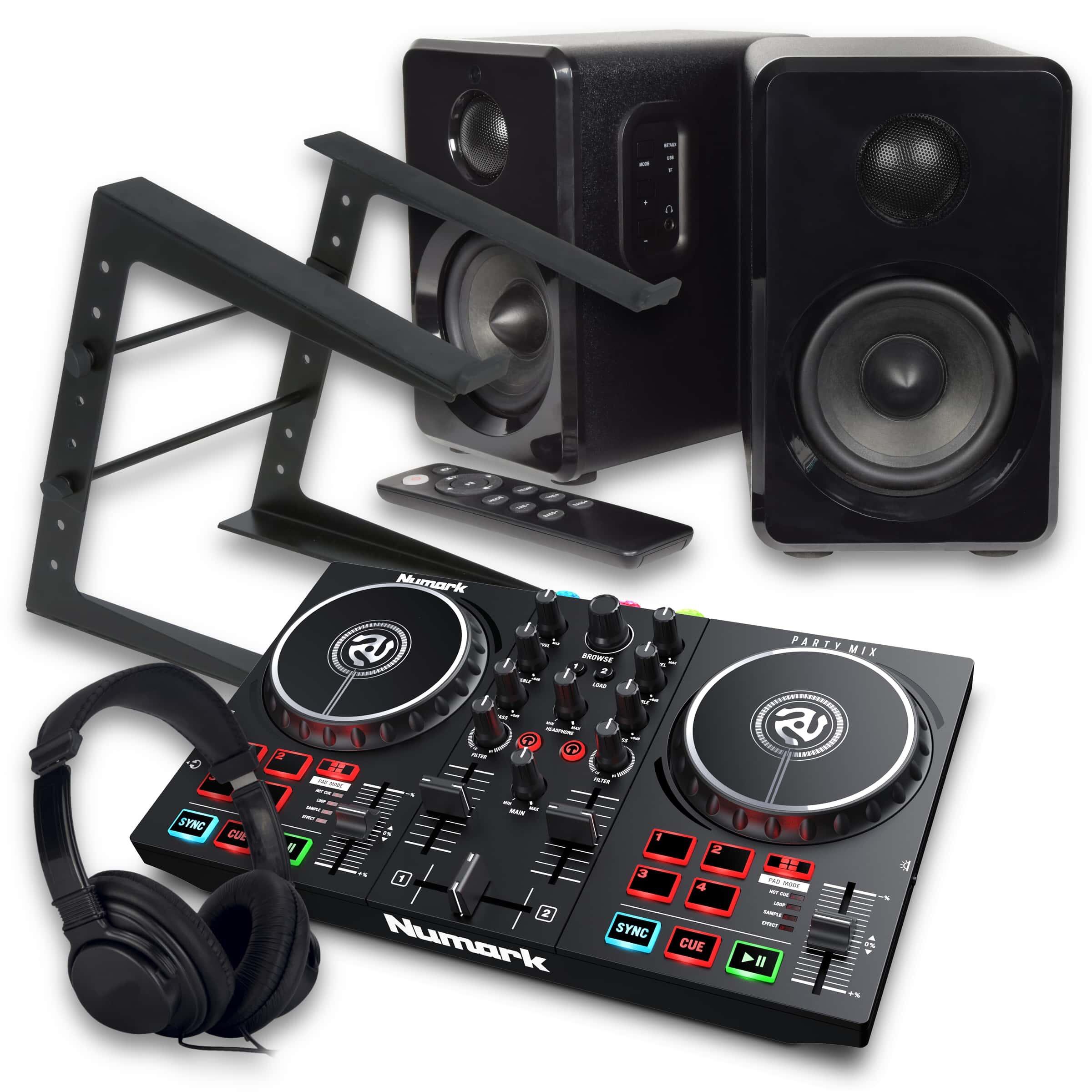 Numark Party Mix II Bluetooth DJ Bundle