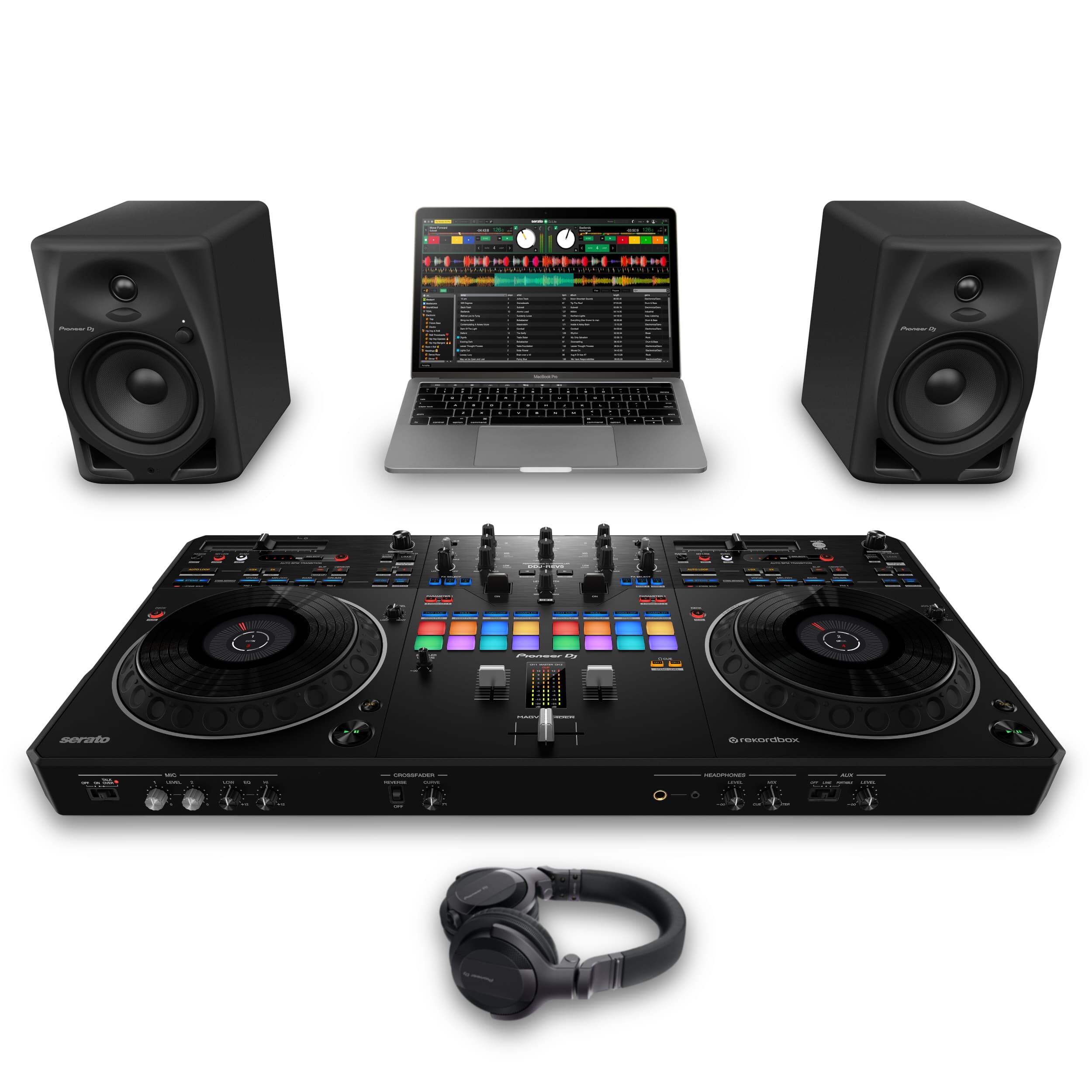 Pioneer DJ DDJ-REV5 & DM-50D Package