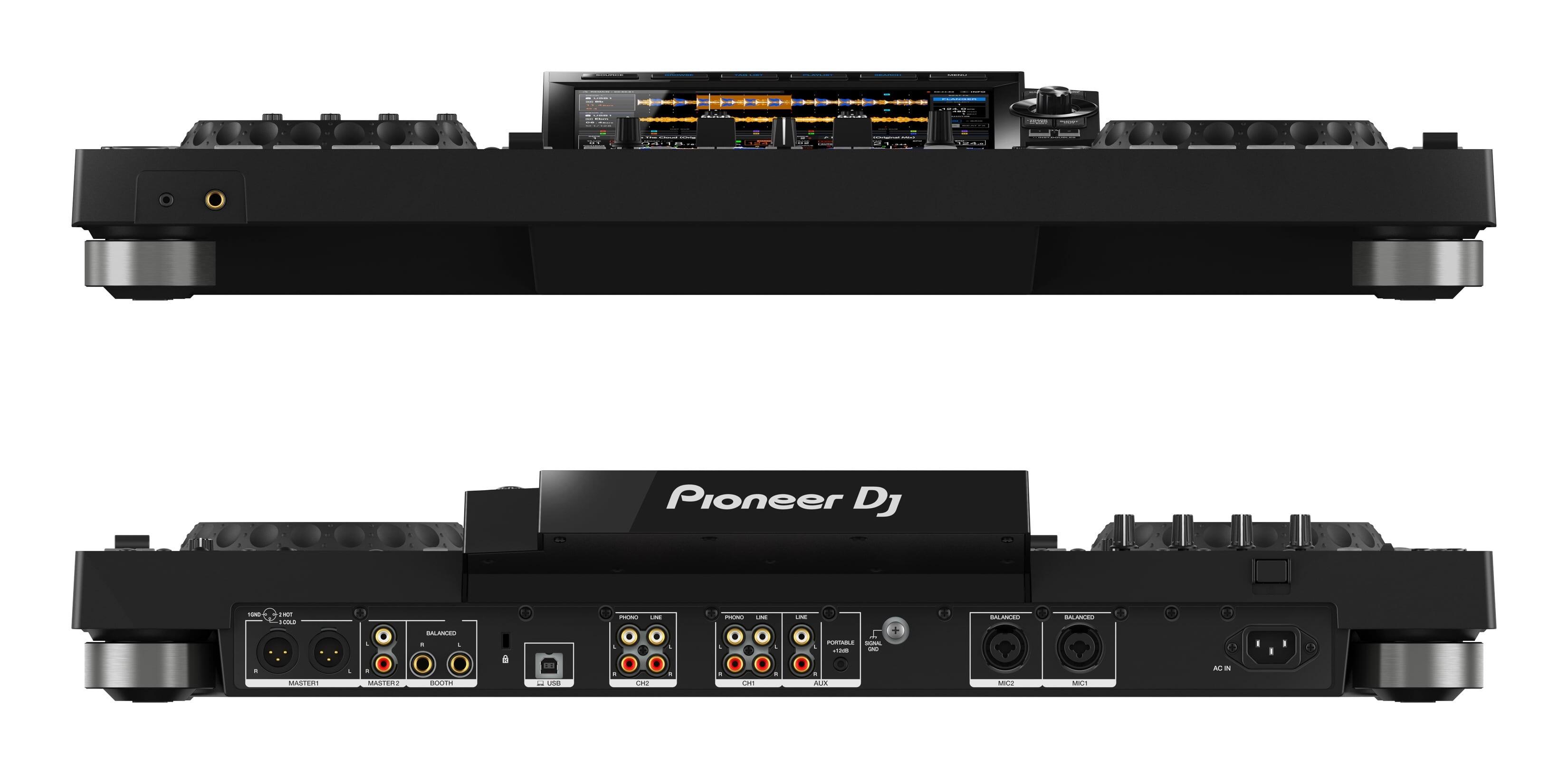 Pioneer DJ XDJ-RX3 front and rear