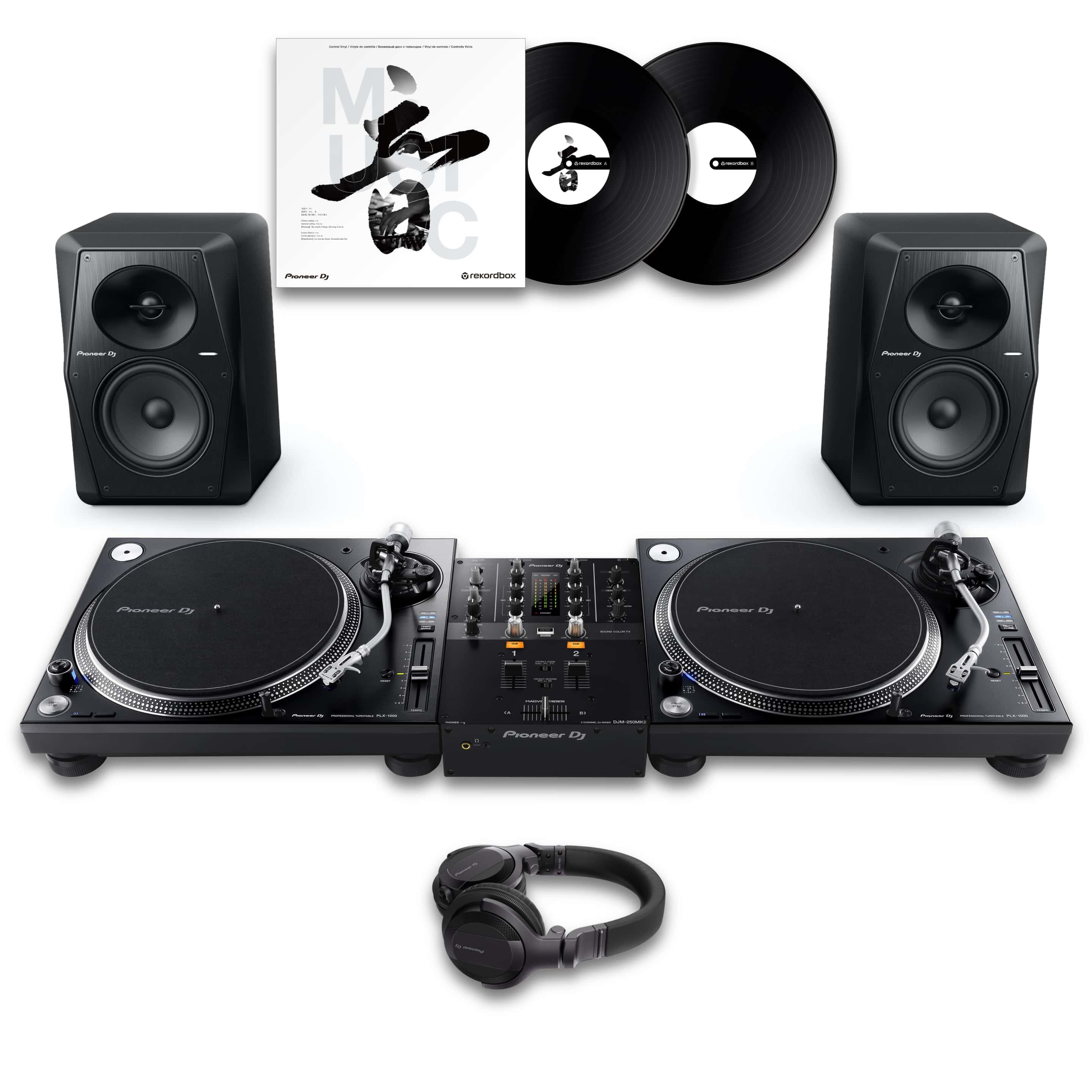 Pioneer DJ PLX-1000 & DJM-250MK2 VM50 Bundle