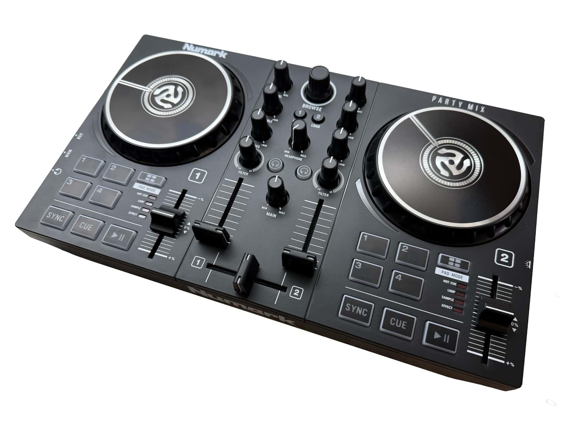 Numark Party Mix II B Stock Bluetooth DJ Package